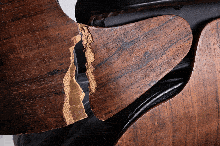 Eames lounge broken wing repair