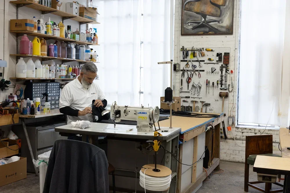 Eames lounge leather repair
