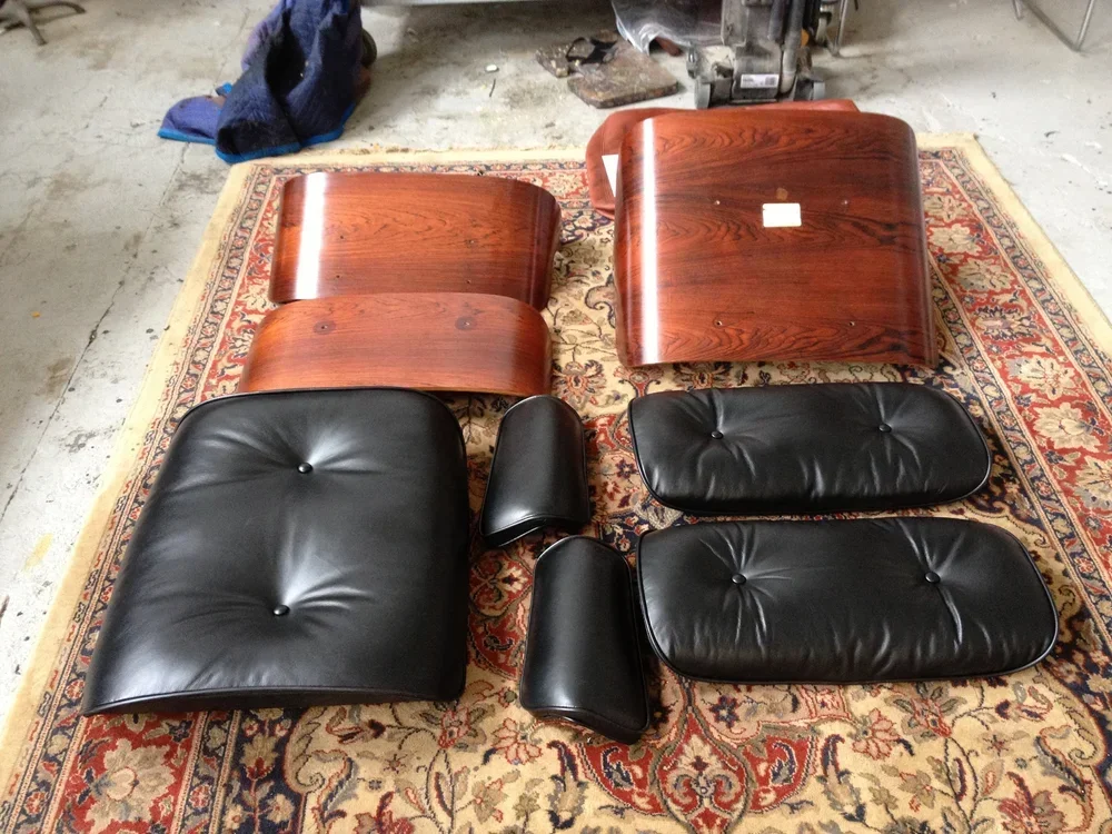 Eames lounge chair restoration process