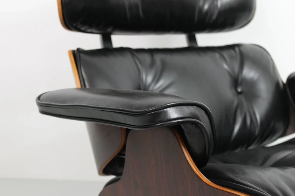 Black Eames Lounge Chair Repair & Restoration