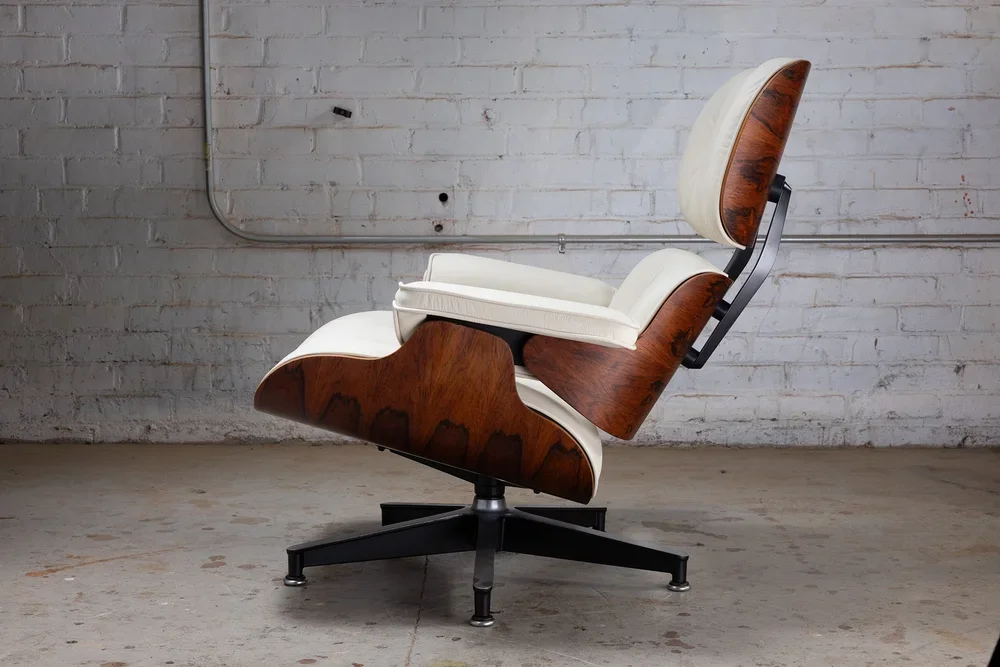 White Eames Lounge Chair Repair & Restoration