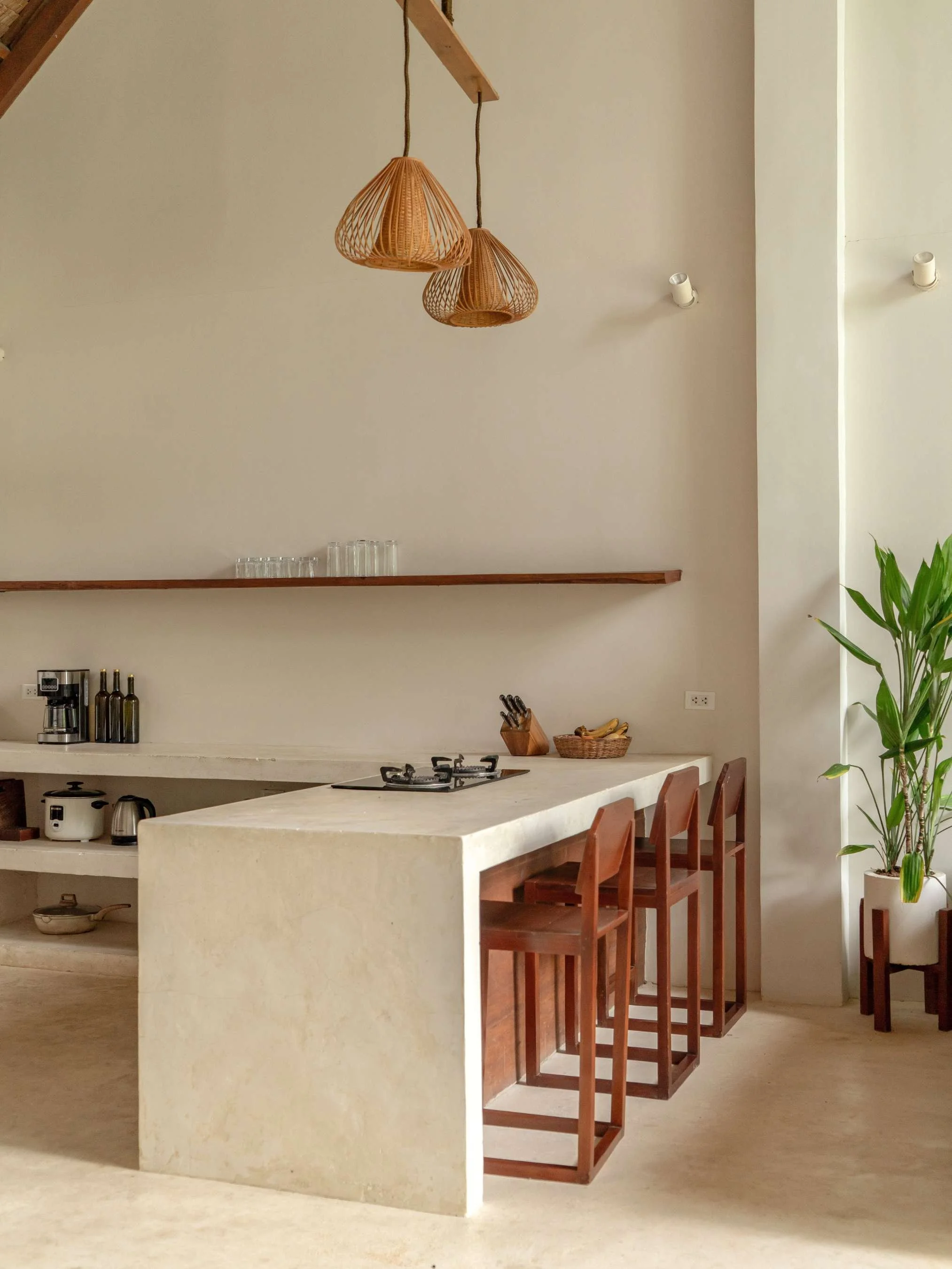 Villa Photography for beautiful accommodation in Seaclub Siargao, Philippines. Photo of Minimalist kitchen in villa 