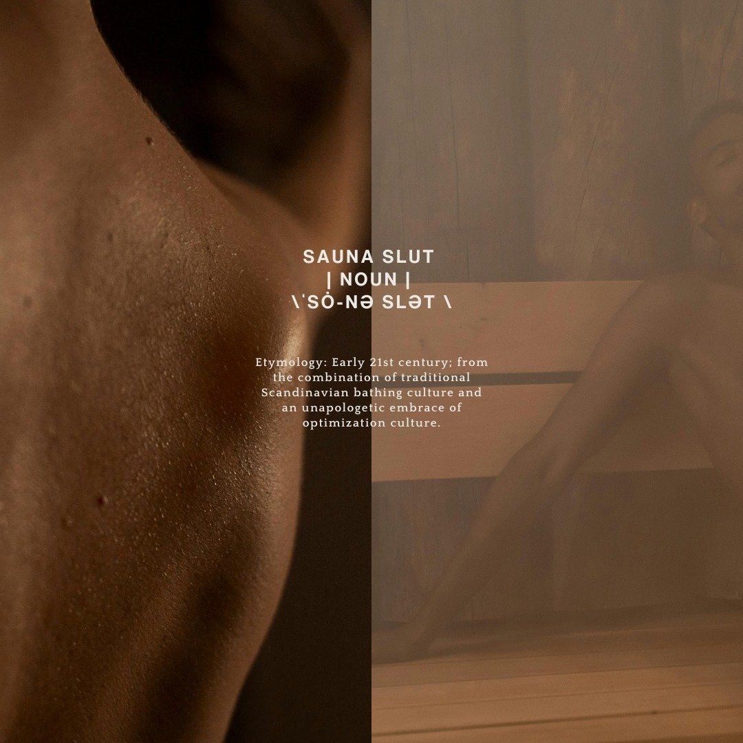 This is who we dress.

The one whose social excuse is always "I have a sauna session scheduled."

The one who considers 180&deg;F a completely reasonable morning.

Sauna Slut. We made the clothes. You already lived the definition.

🔗 shops