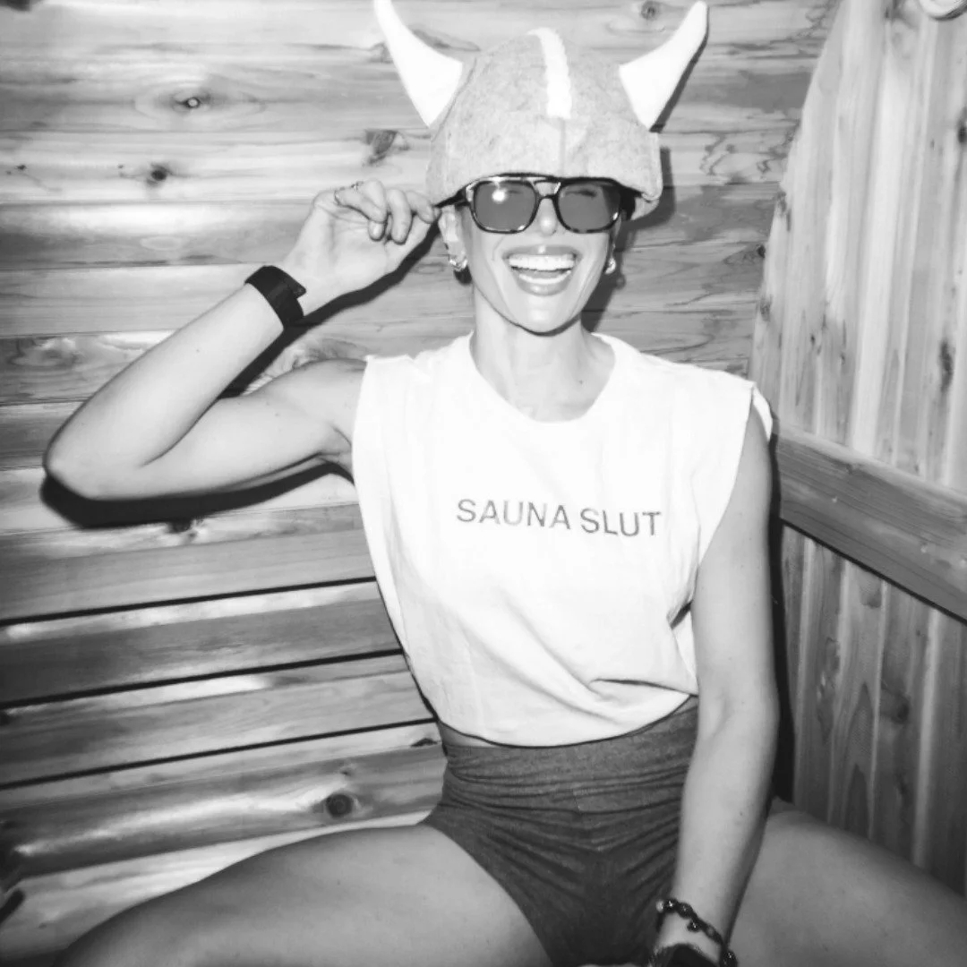 Wear it like you mean it. 

100% organic cotton. For people who sweat with intention and dress like they know something you don't.

(They do.)

🔗 shopsaunaslut.com

#saunasluttee #organiccotton #saunagear #biohacker #saunaslut #wearit