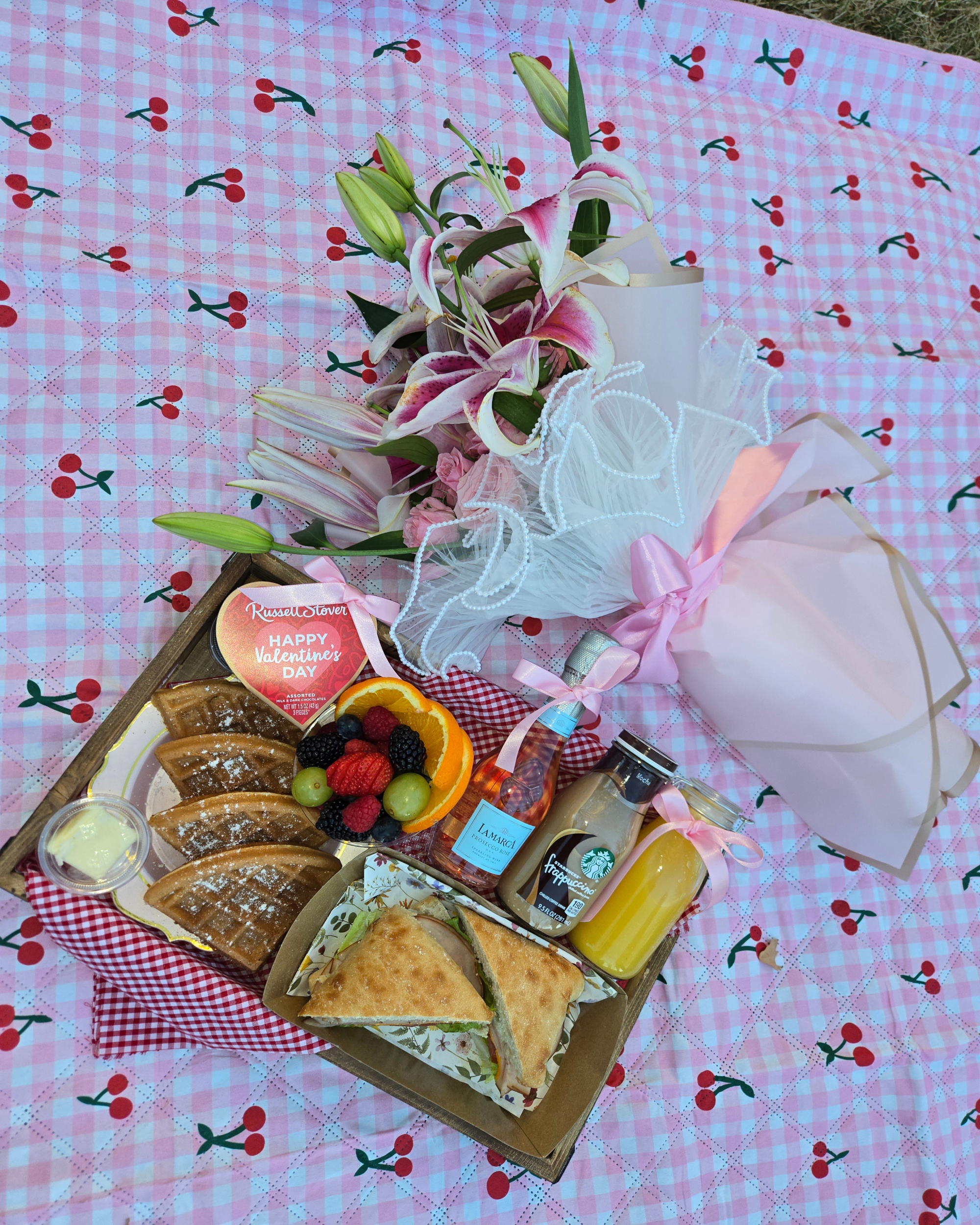 Signature Flower & Gift Basket Combo