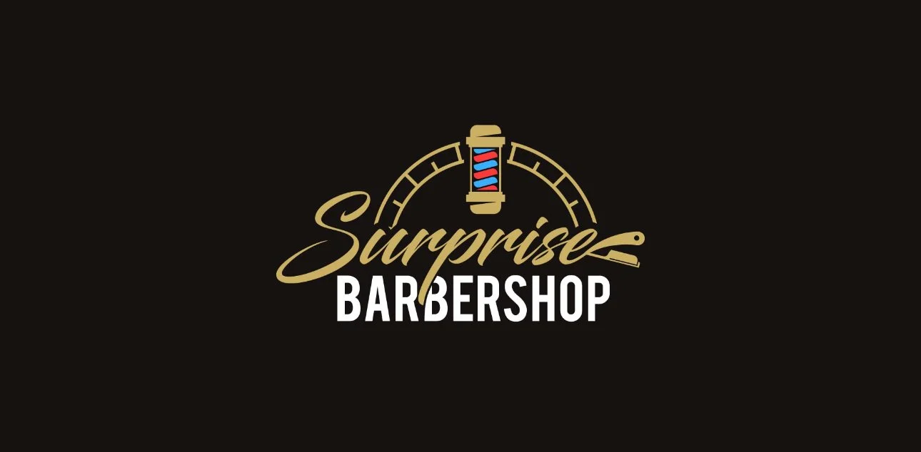 Surprise Barbershop Logo