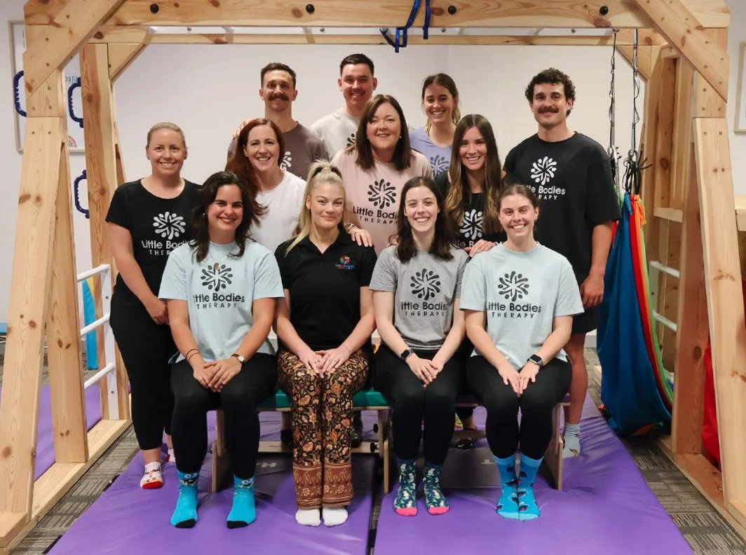 Little Bodies Therapy team group photo in the clinic