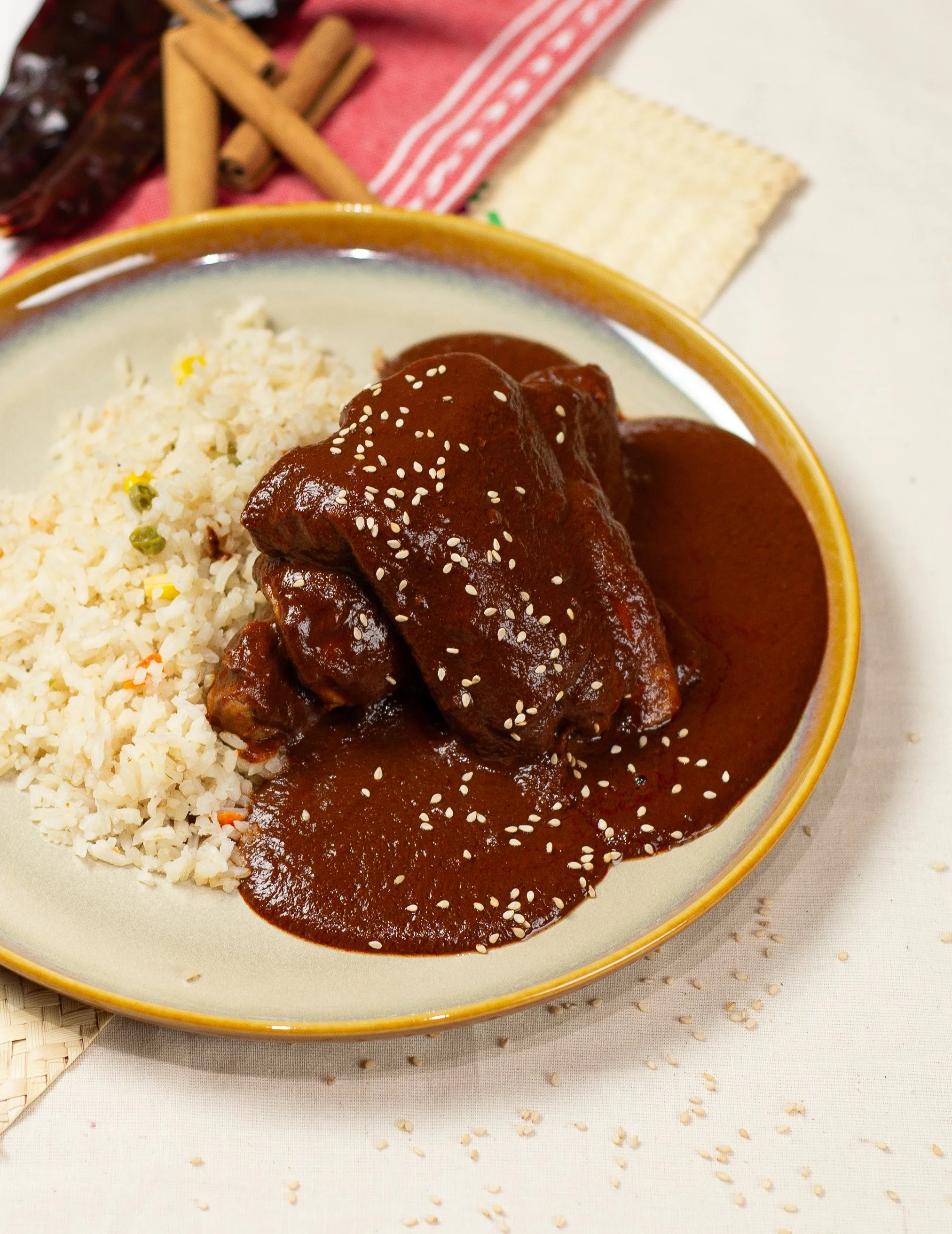 Mi Casa Oaxaca Restaurant Mole Rojo