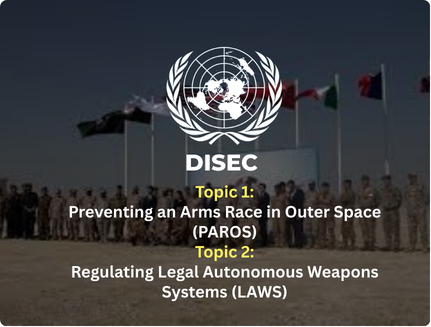 Disec Topics Committees — ILMUNC India