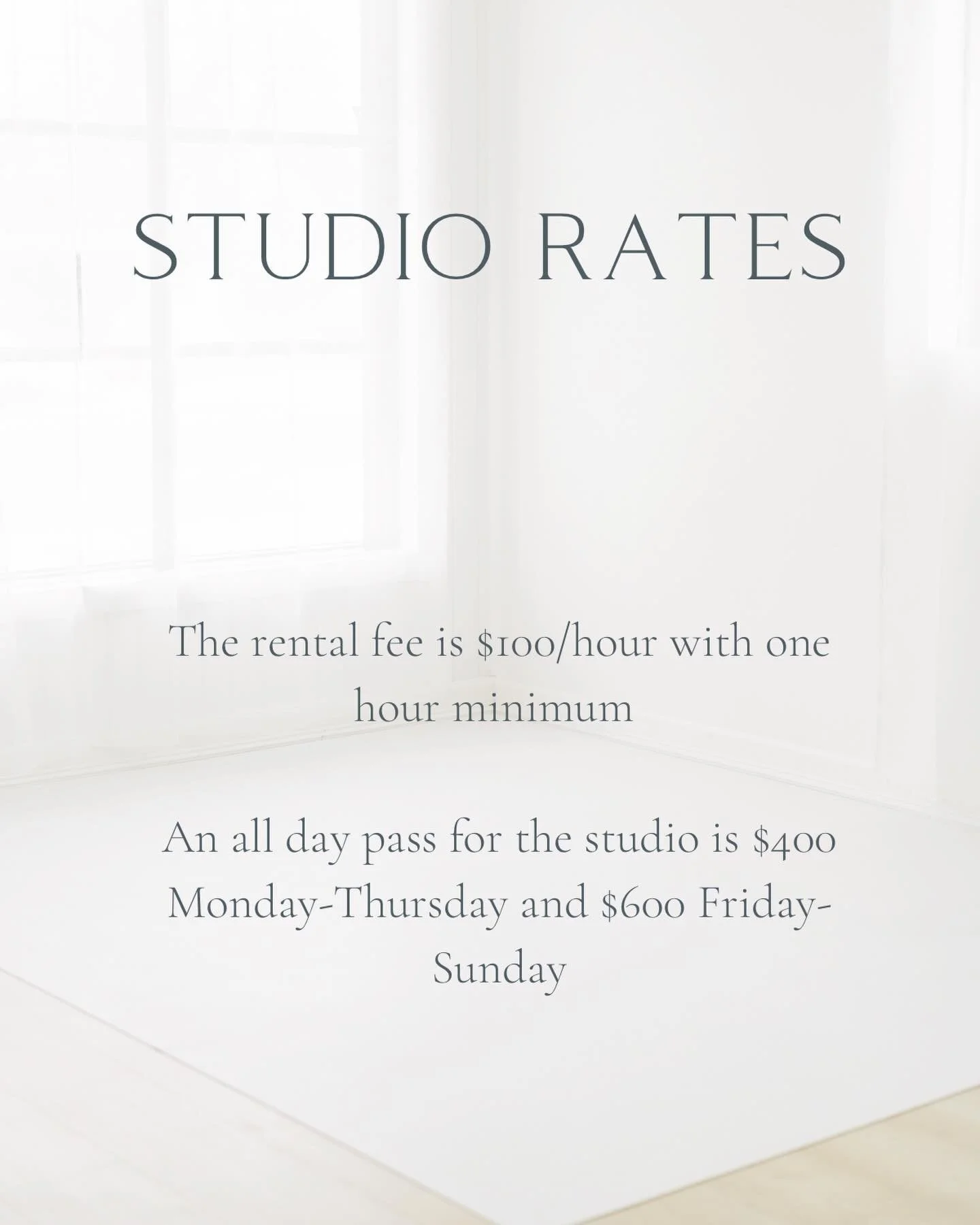 Hi friends!! No price change here, but we are coming up on the one year anniversary of the studio and I wanted to do a little social refresh! 
So many changes have happened in the space and I wanted this account to reflect an accurate picture of the 