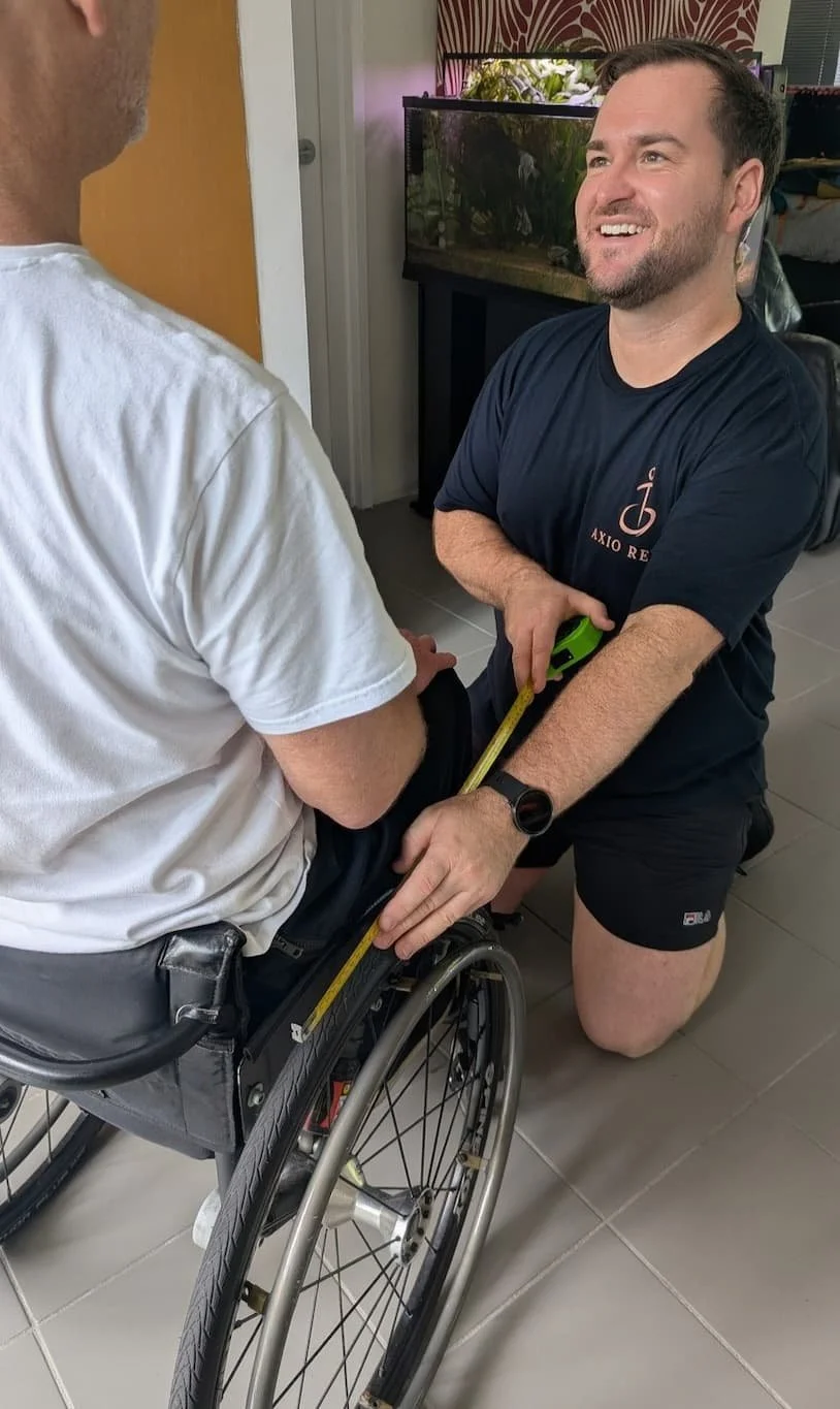 Axio Rehab offers complex wheelchair and mobility equipment prescription.