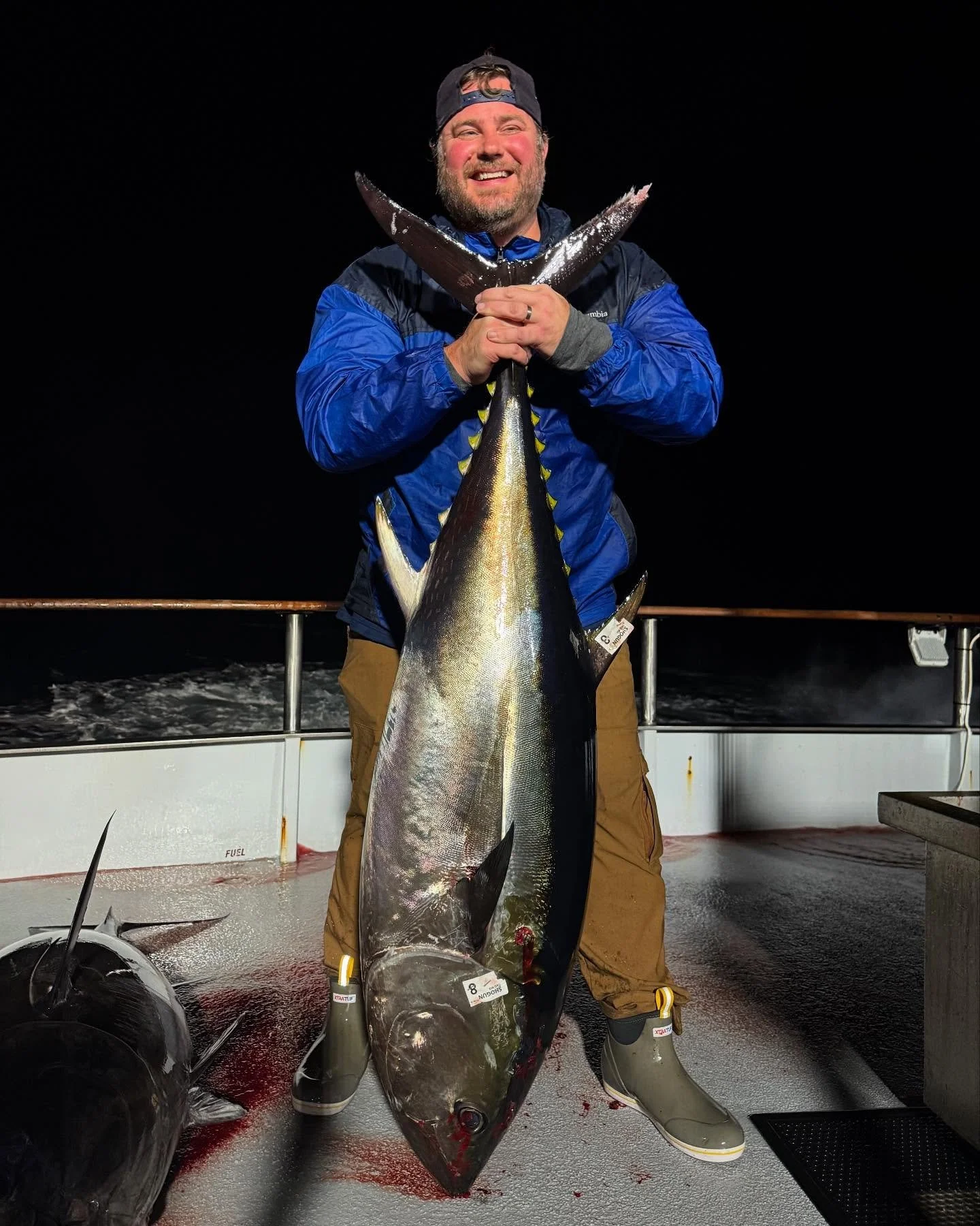 Hell of a time with great people. 100lb club on the Shogun 💪🏻🎣 #bumpinggaffs
 
Thank you @sixsep for watching the boys while I was out on a 3 day tuna charter bringing home fresh supply of tuna 🤤 sashimi for days.