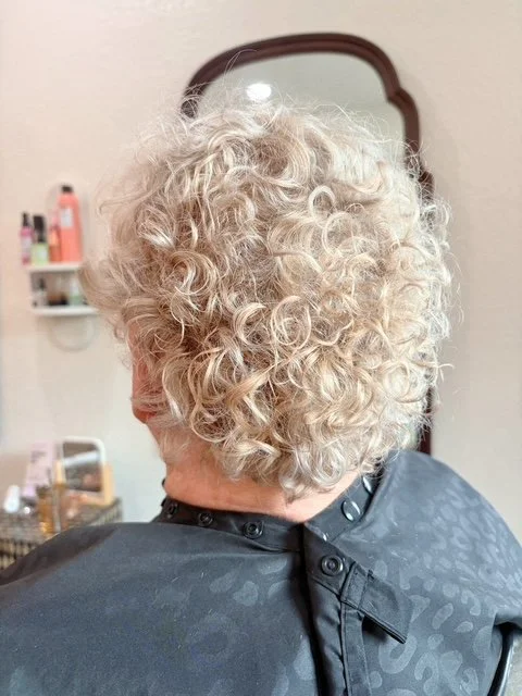 After June's color correction at The Grove hair salon