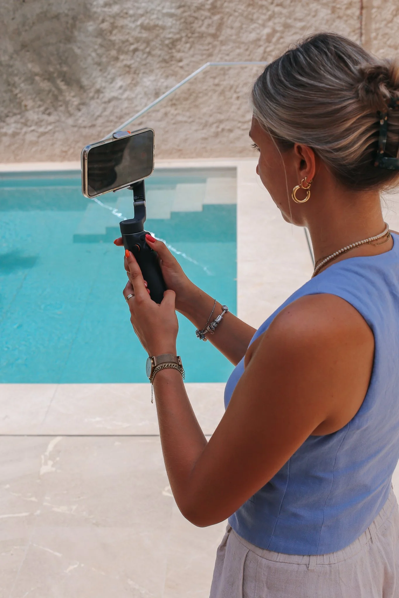 Social media marketing content shoot for boutique hotel Juz de Yartan in Artà Mallorca.