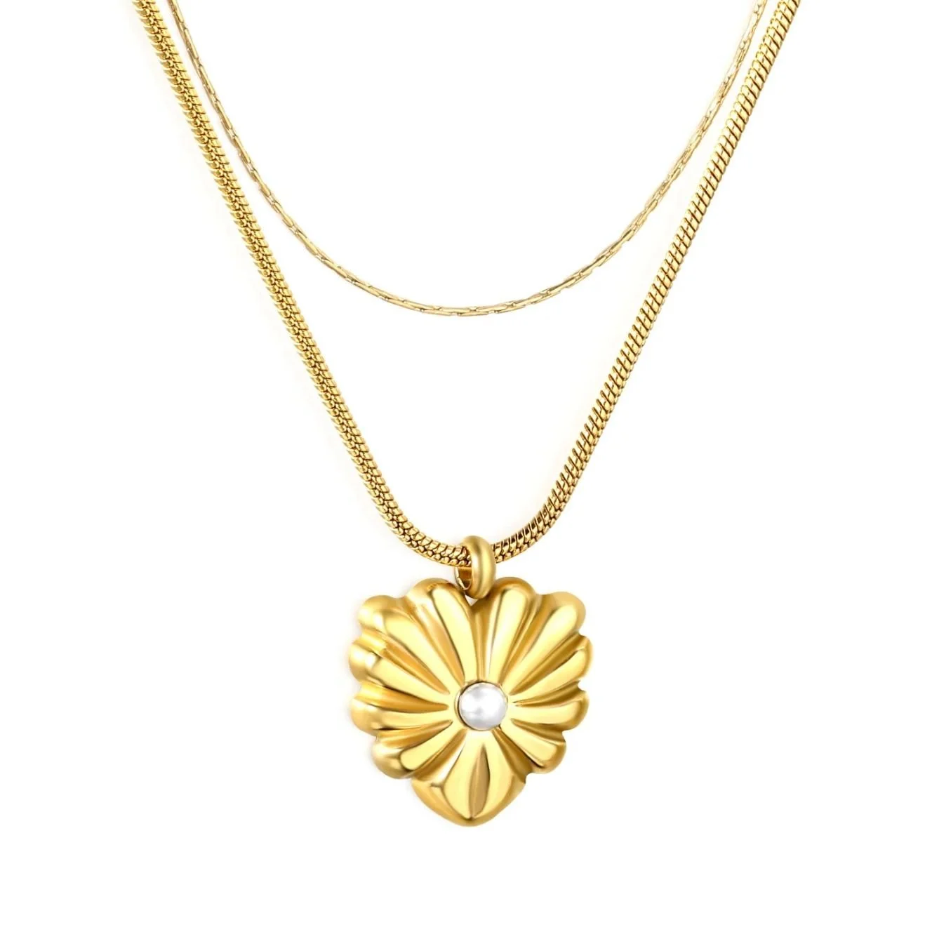 Shell Elegance Pendant Necklace
