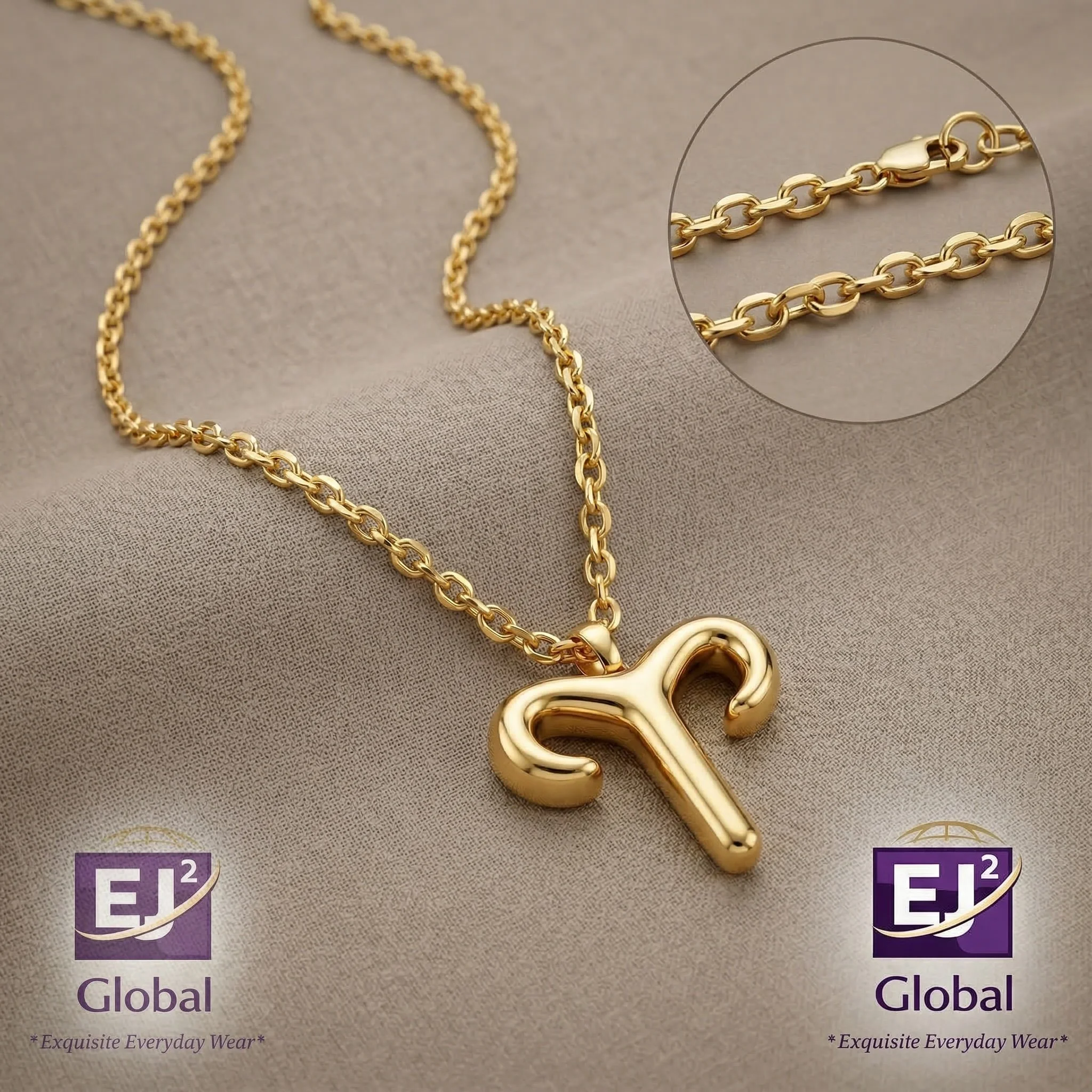 Aries Zodiac Pendant Necklace