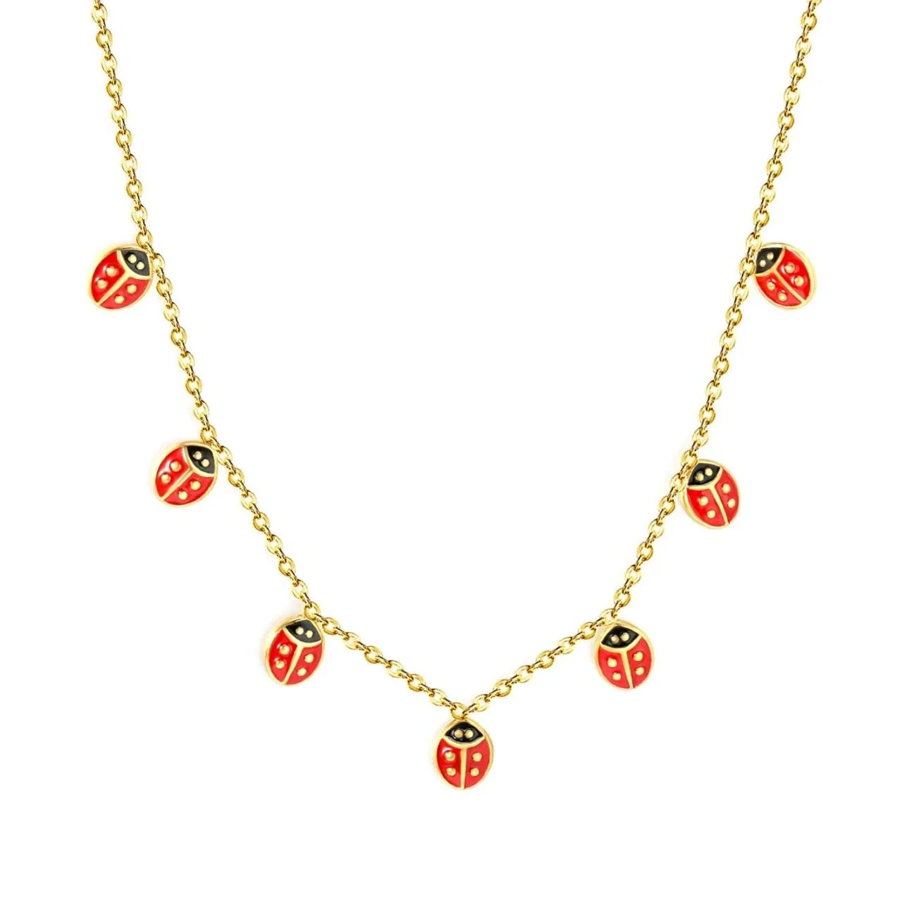 Ladybug Charm Necklace