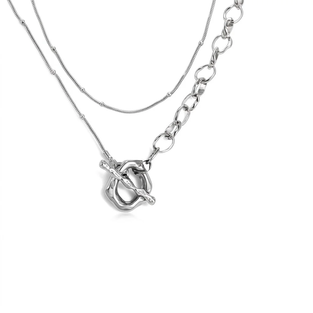 Layered Elegance Chain Necklace