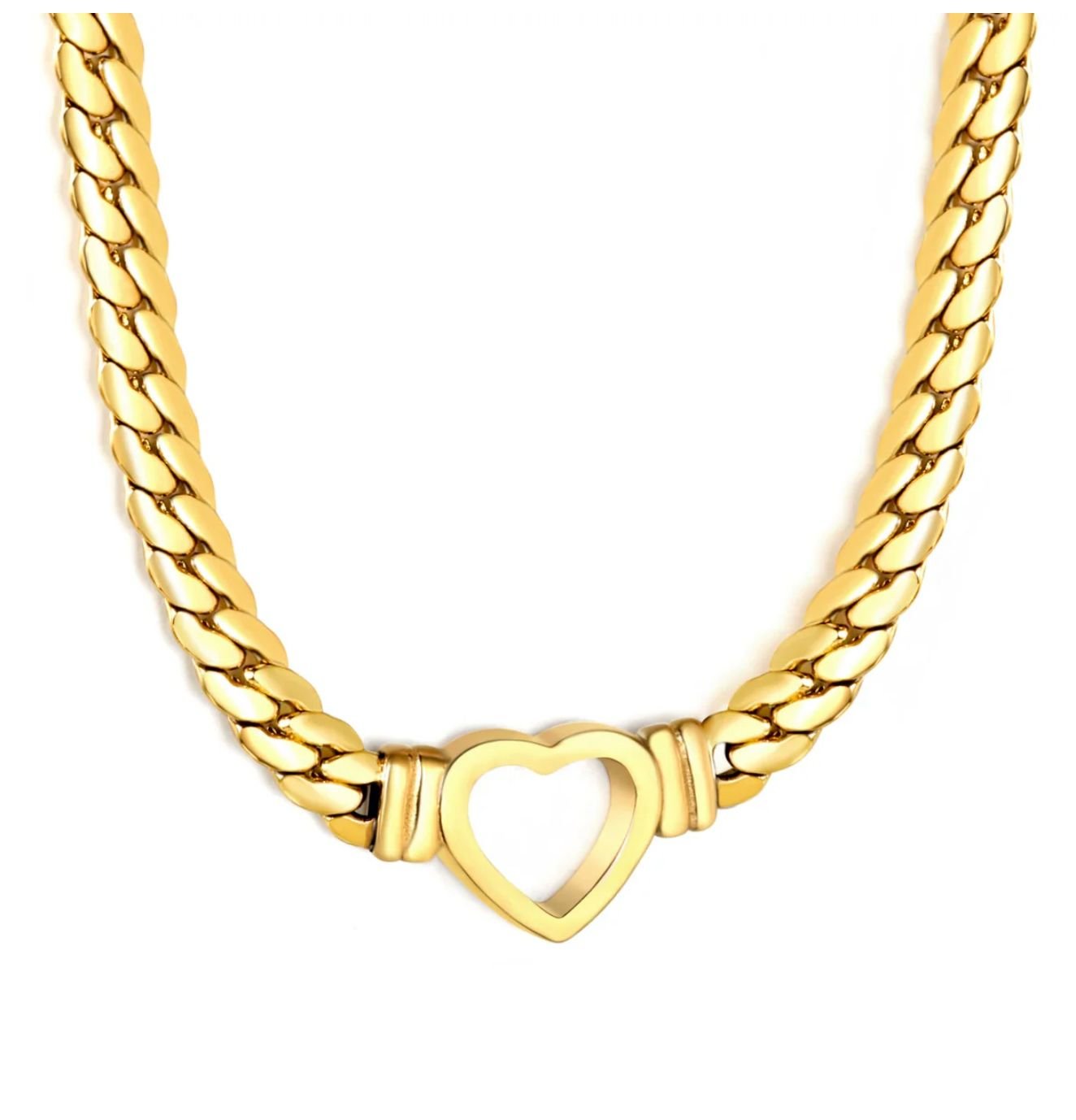 Heart Clasp Necklace
