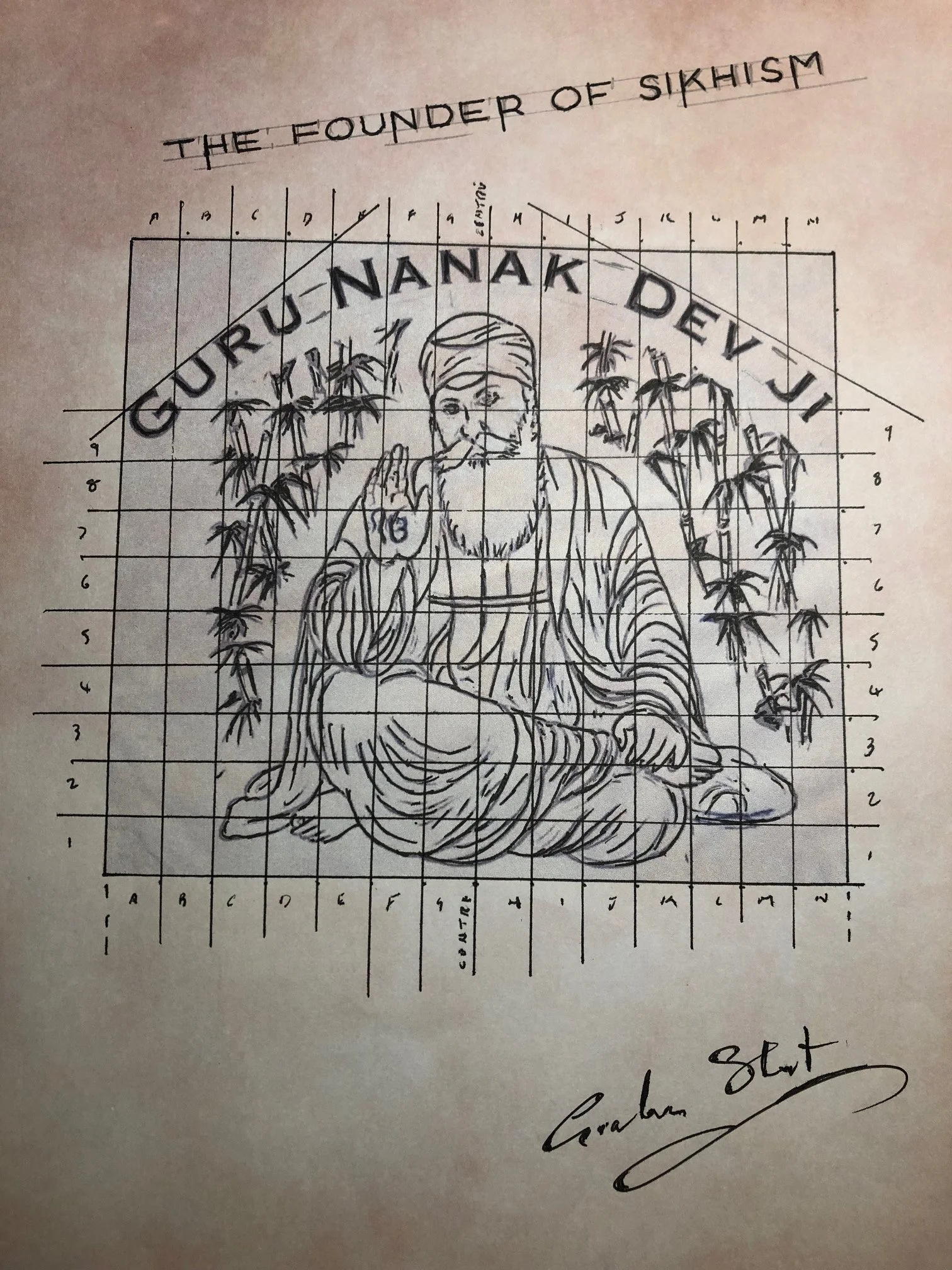 Graham Short's Sketch of Guru Nanak.jpg