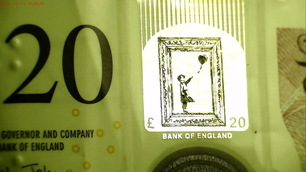 Banksy's Girl With Balloon Note