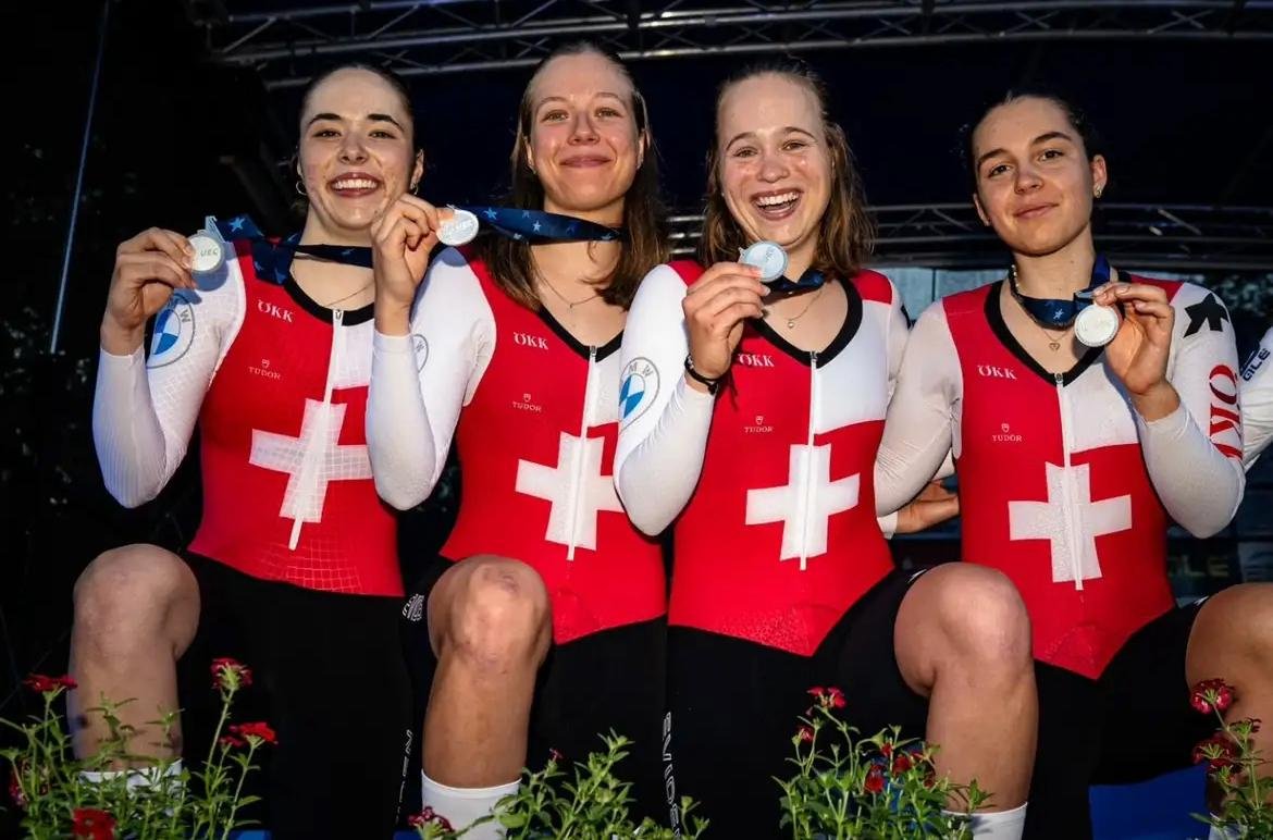 Vize-Europameisterin im Team Pursuit U23