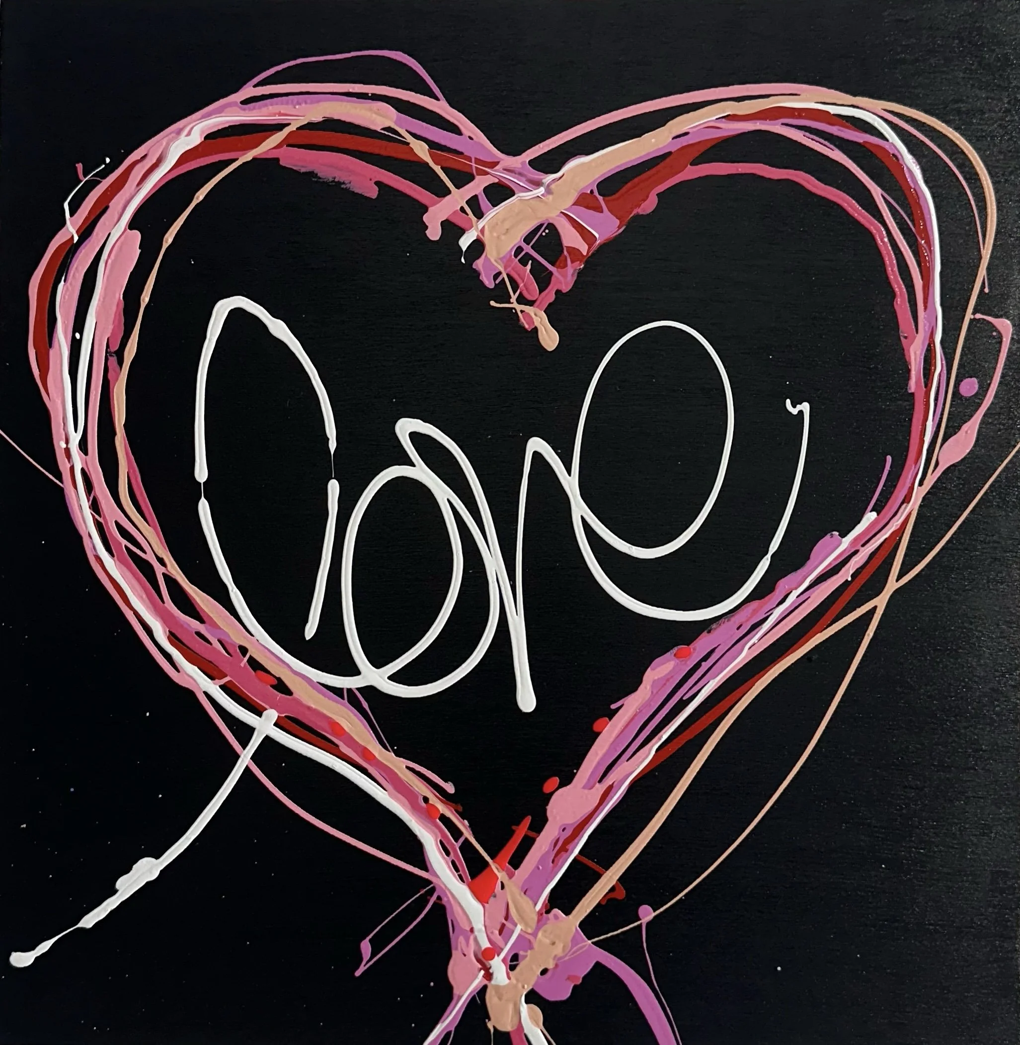 SOLD - It Must Be … is an original abstract painting by Rob Hales, exploring colour, gesture and layered composition.