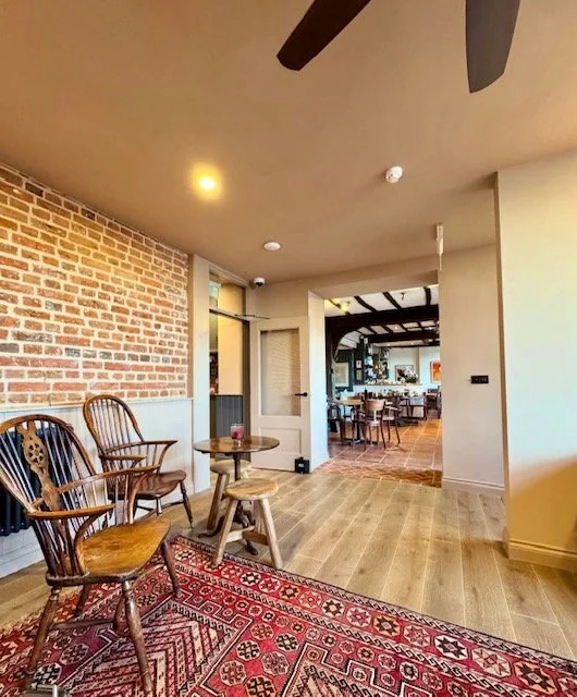 Light filled spaces and character filled corners