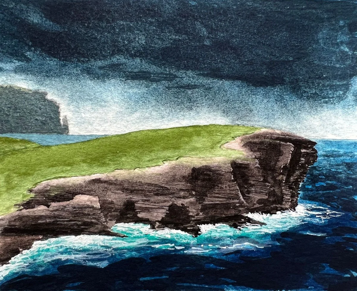 Yesnaby - Paper | Gouache | 21 x 13 cm