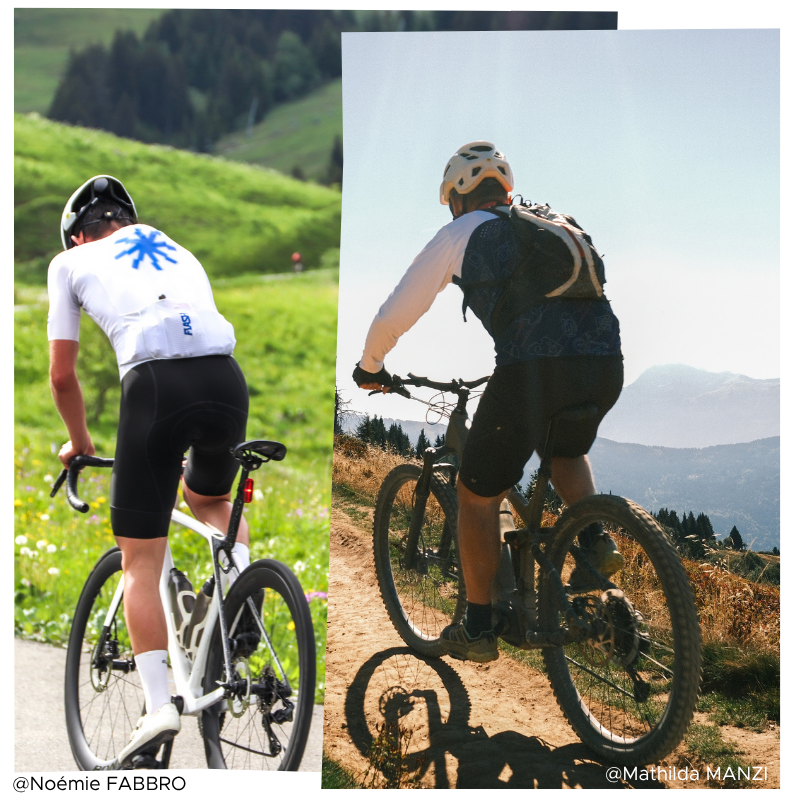 2 coureurs qui montent