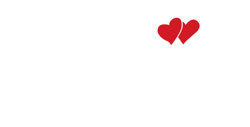 Le texte 'Samoens' écrit en style script avec deux cœurs rouges au-dessus du 'e'.