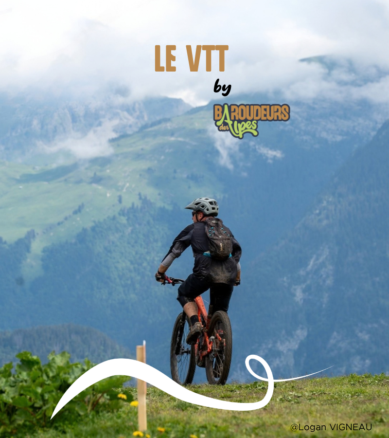 Image d'un VVTiste roulant en montagne