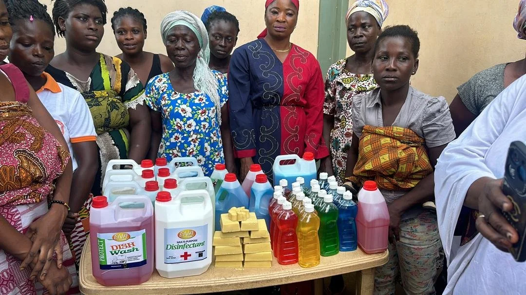 Empowering Women in Yamoransa Through Liquid Soap Making