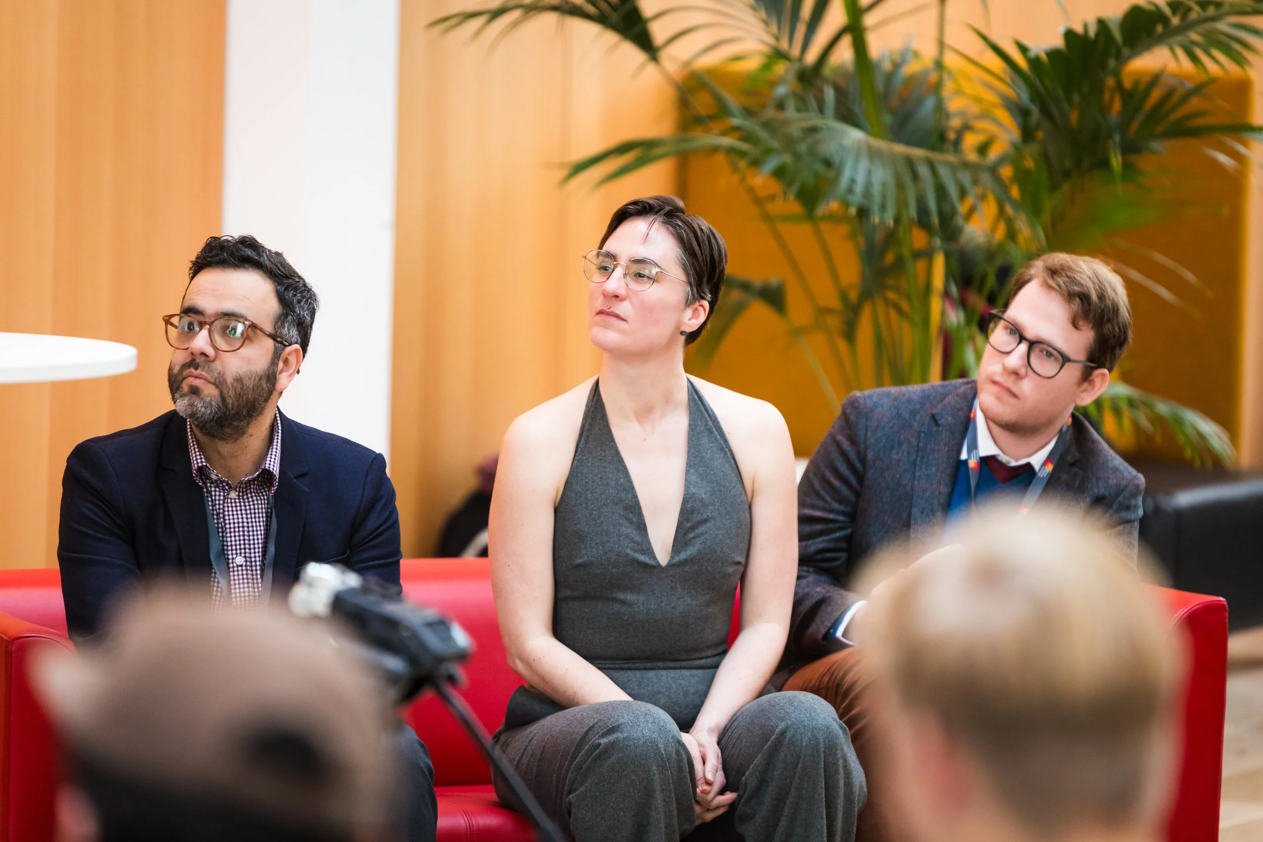  Postdoctoral researcher Dr. Juan S. Gómez Cruces, Principal Investigator Prof. Dr. Estariol de la Paz, Researcher John Henry Bussey (from left to right) 