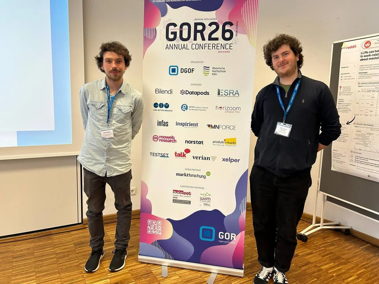 Ewan Thomas-Colquhoun and Yorick Scheffler presented a new method for automatically identifying political stances