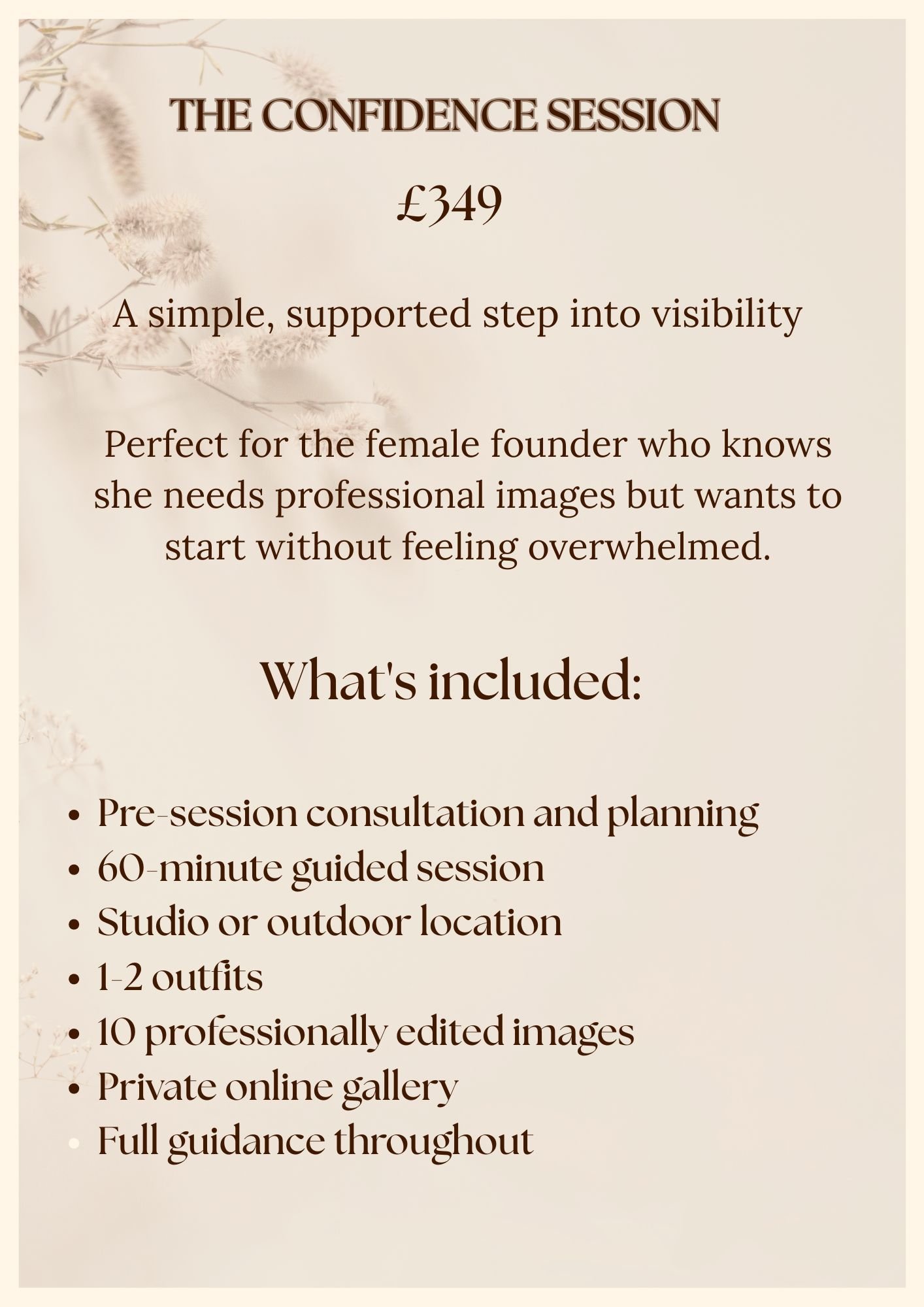 Personal branding photography experience in London and Surrey