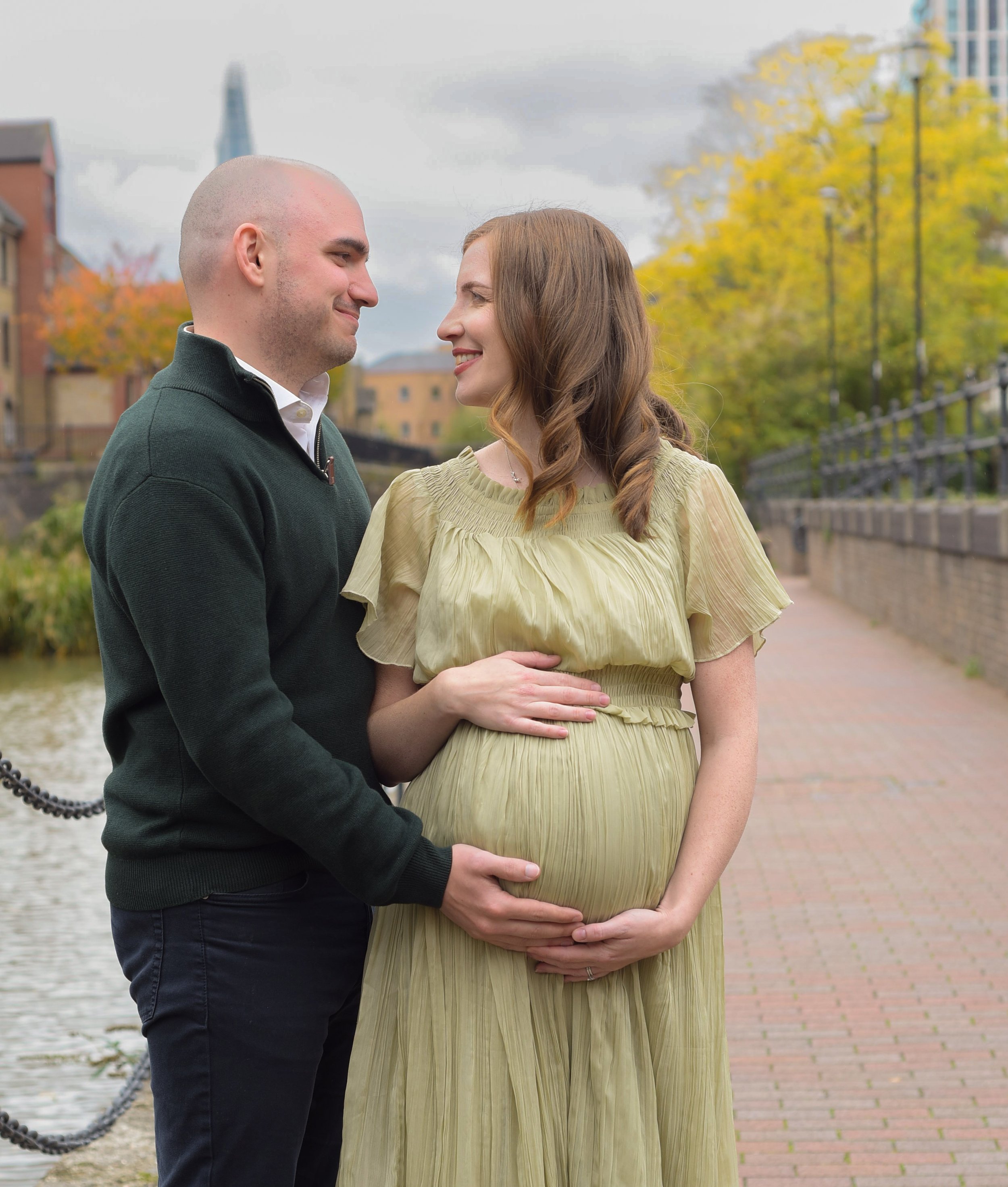 Natural light maternity photography London, Wapping