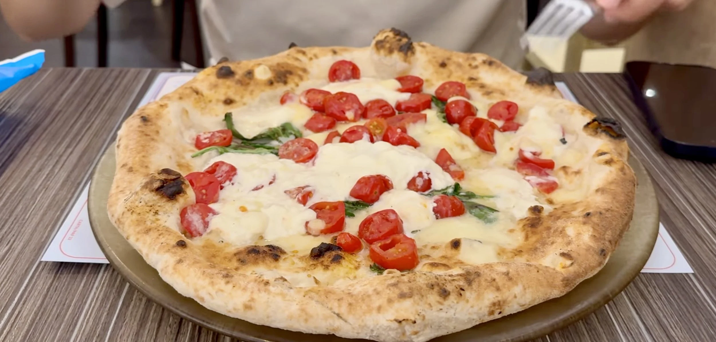 pizza at Starita, Naples