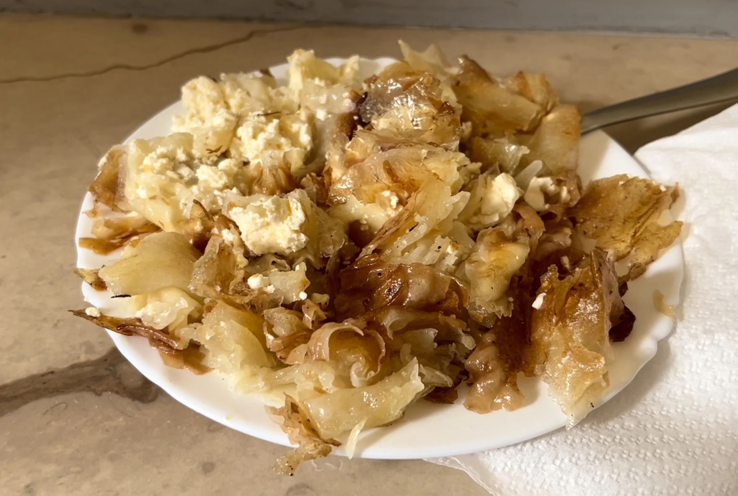 burek from Dolac Market, Zagreb, Croatia