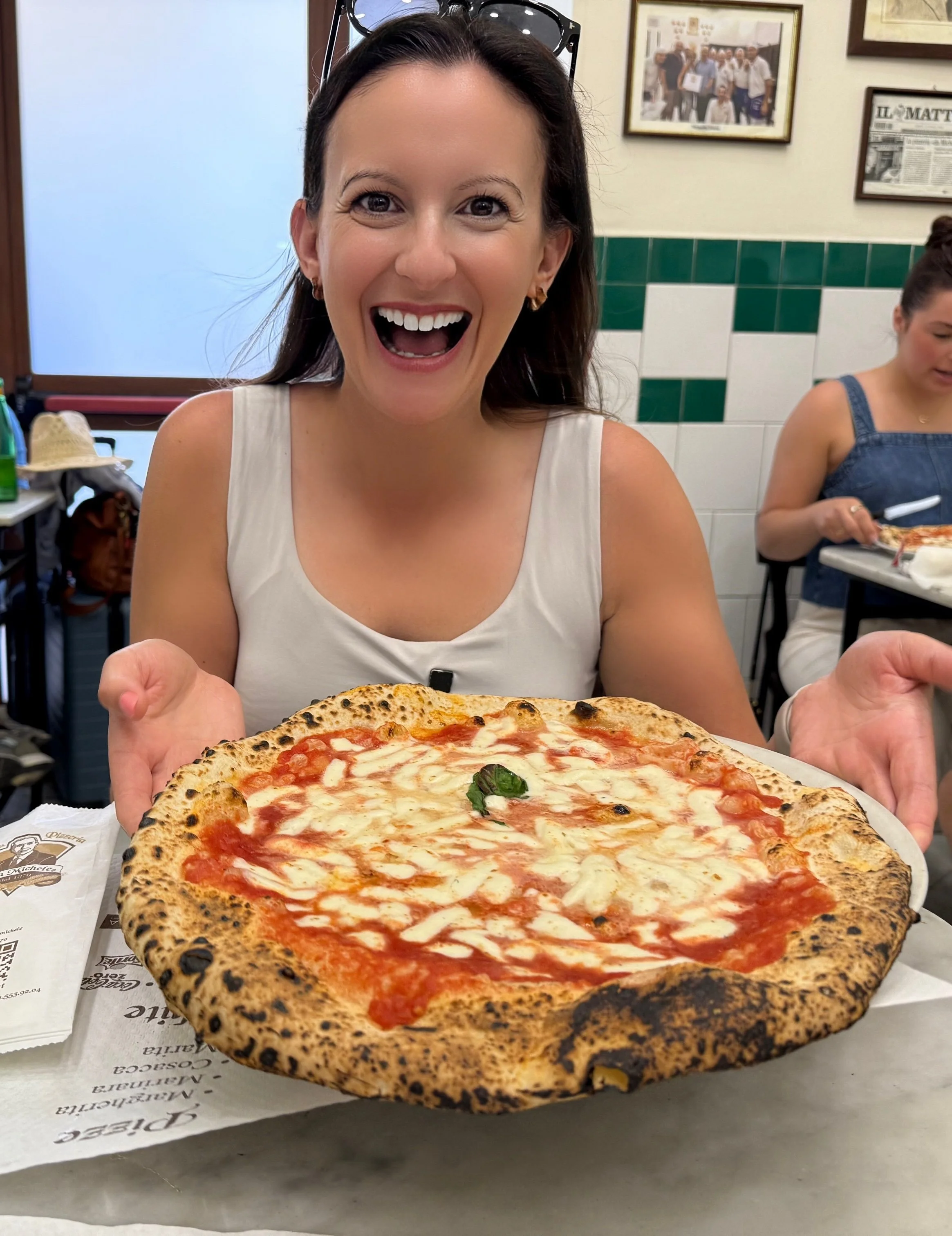 Pizza at L’Antica Pizzeria Da Michele