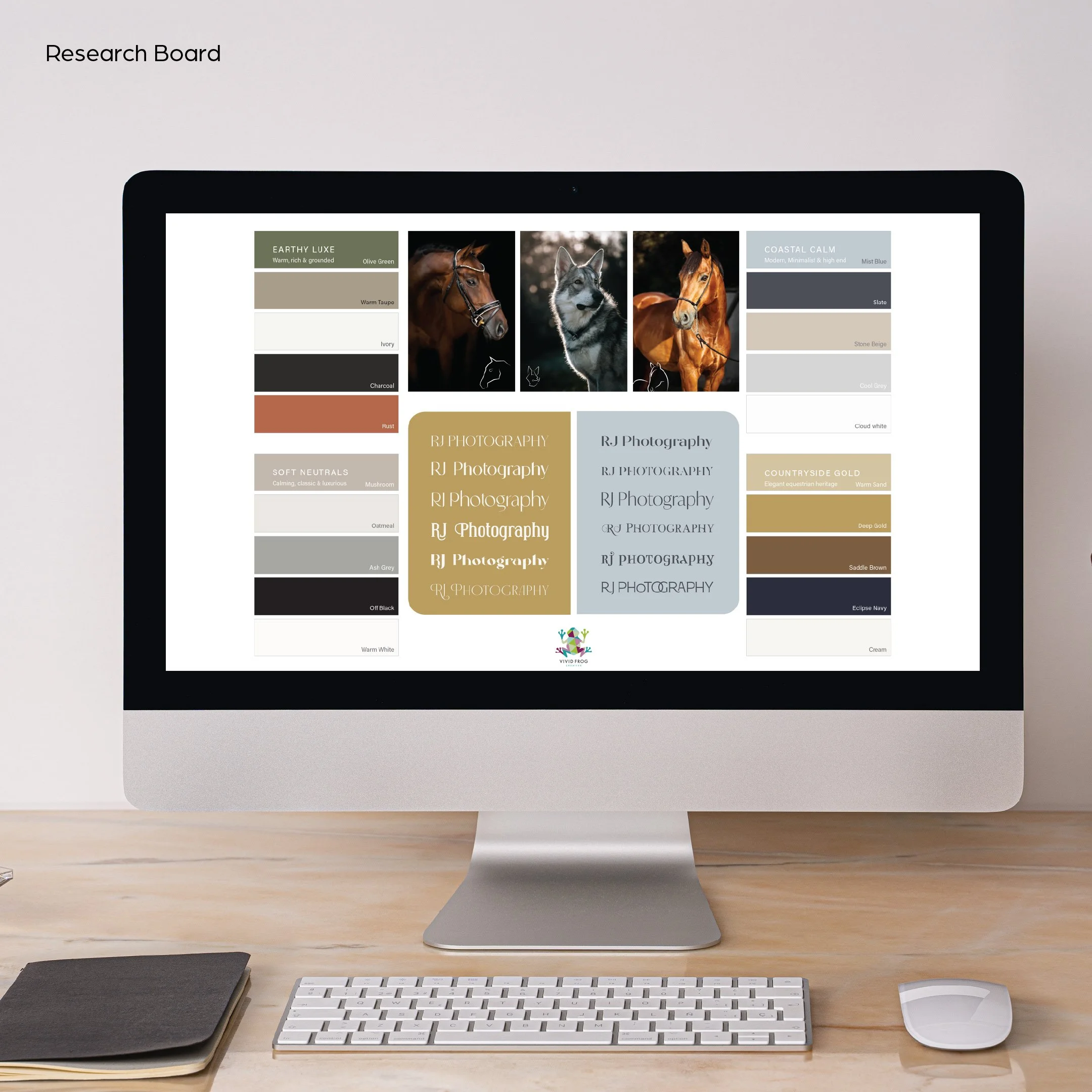 RJ Photography — Vivid Frog Creative | Freelance Graphic Design Services
