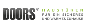 Das Bild zeigt das Logo der Band The Doors mit zusätzlichem Text in grün und schwarz.