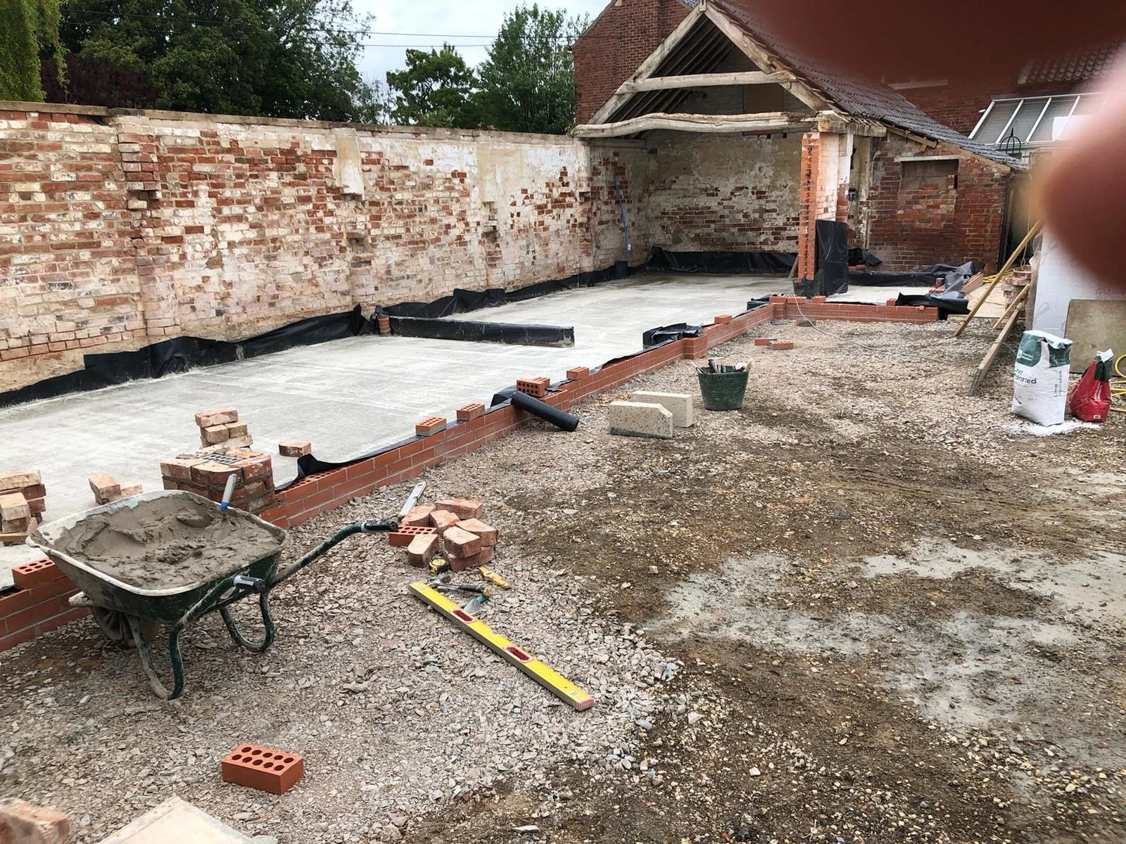 Barn conversion building project in Staunton, Lincolnshire with bespoke brickwork and masonry completed by G East Builder.