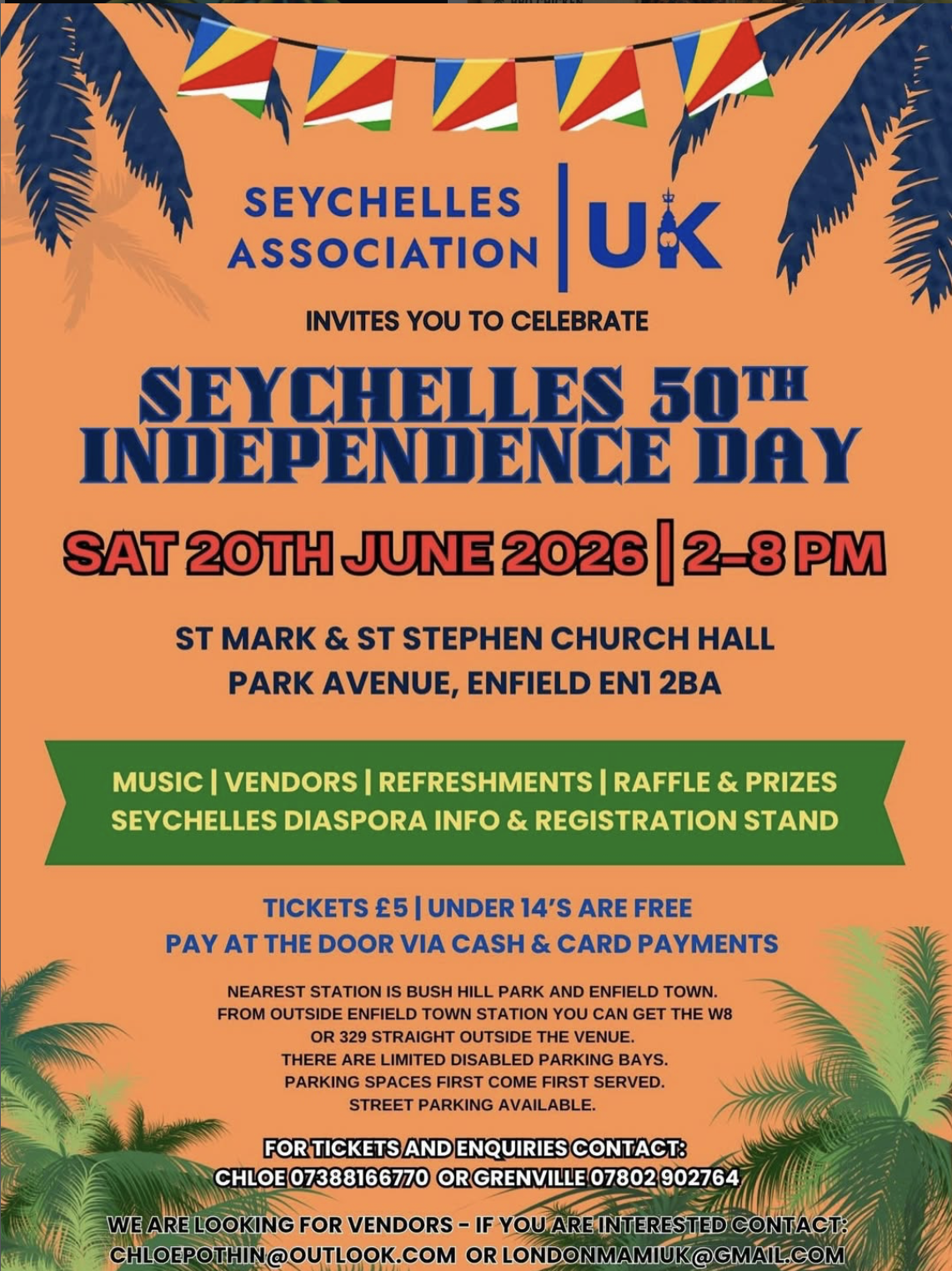 Seychelles 50th Independence Day 