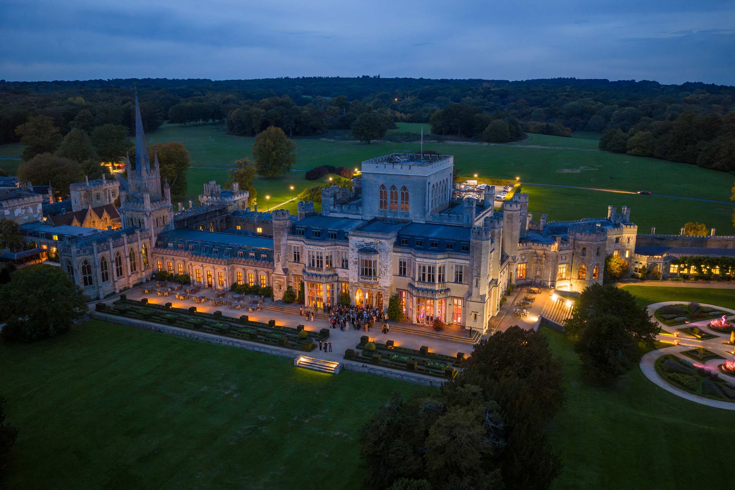 Ashridge House wedding photography and drone imagery