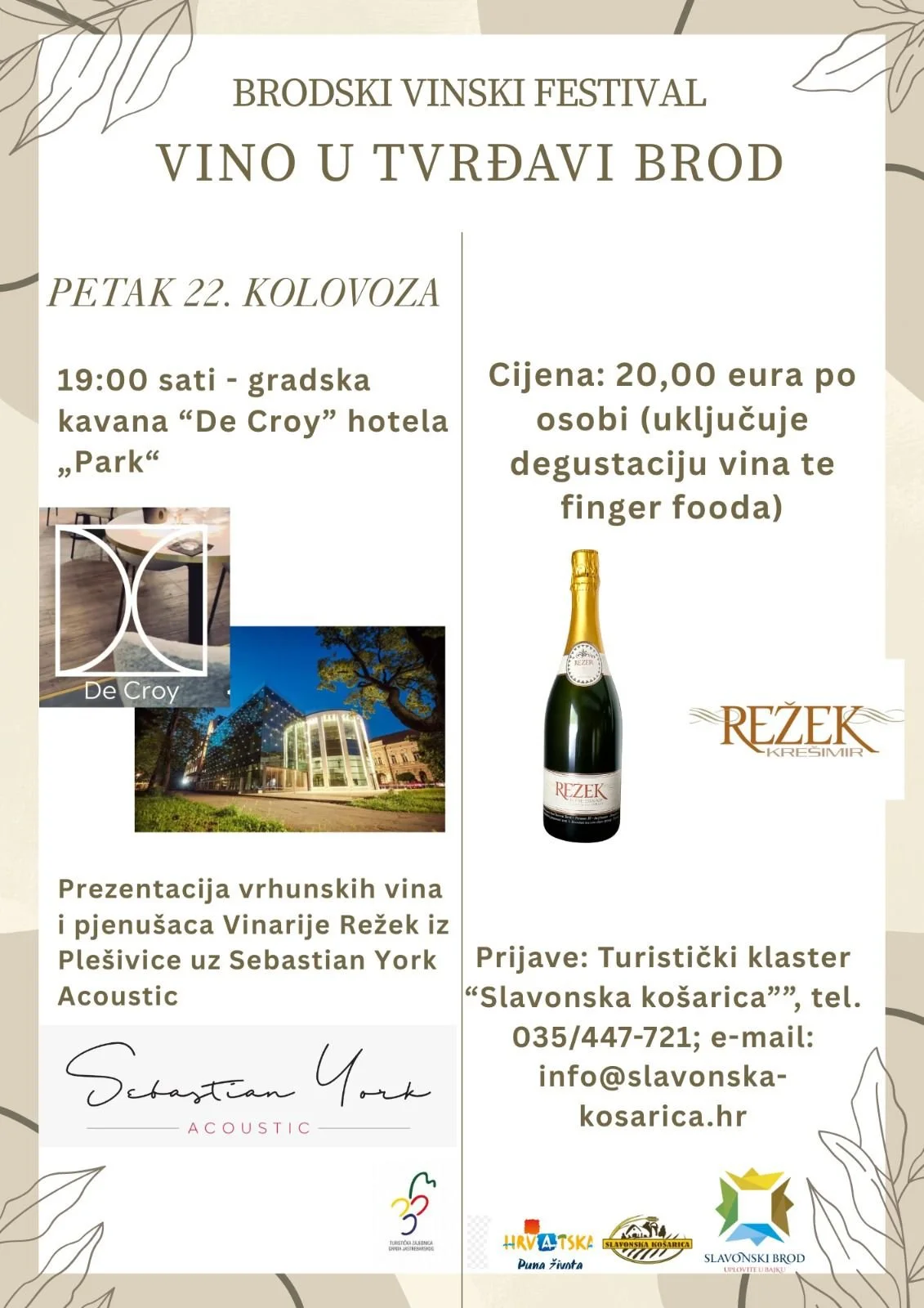 Sebastian York Acoustic @ Brodski vinski festival