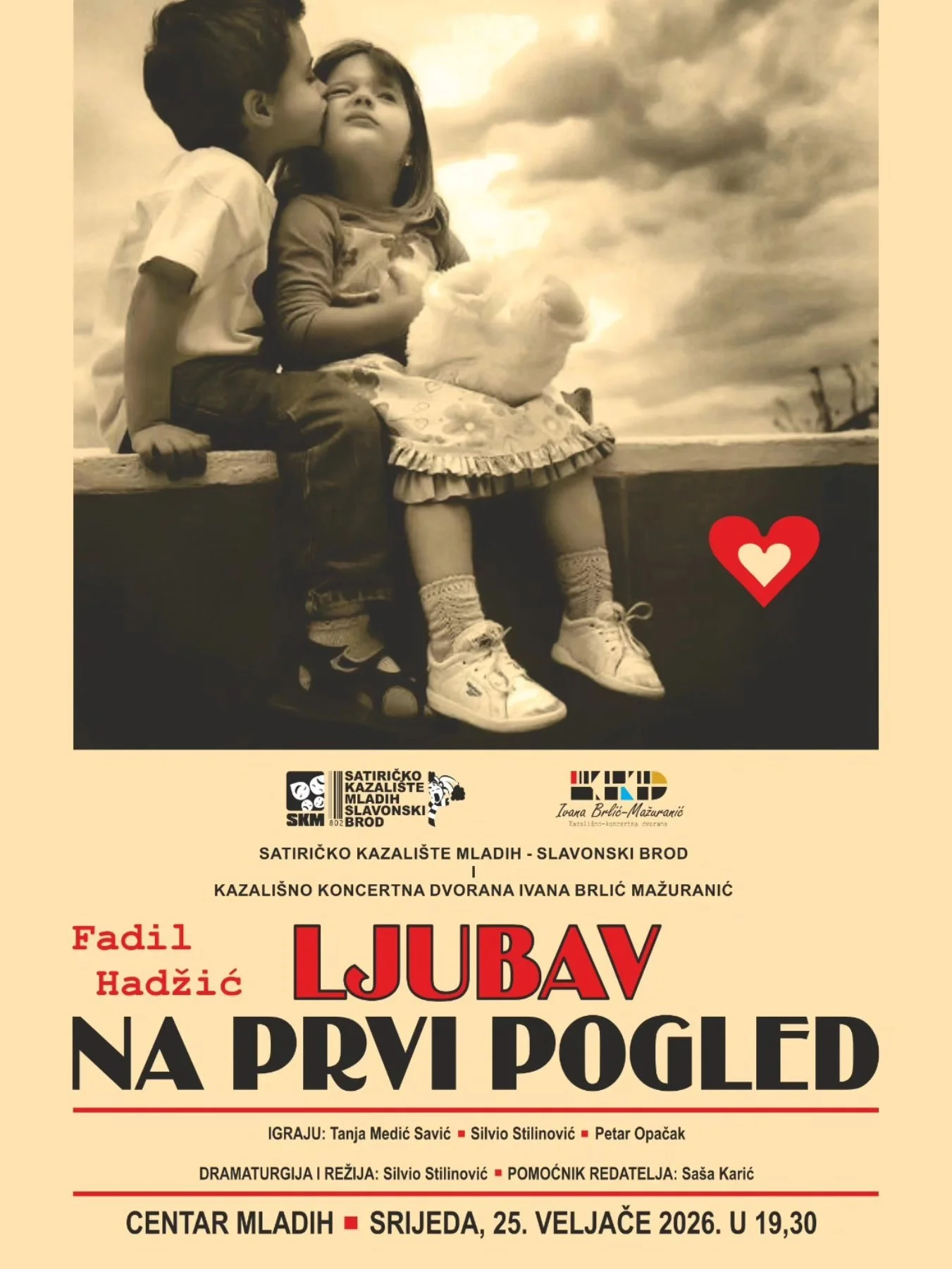 Predstava: Ljubav na prvi pogled @ Centar mladih