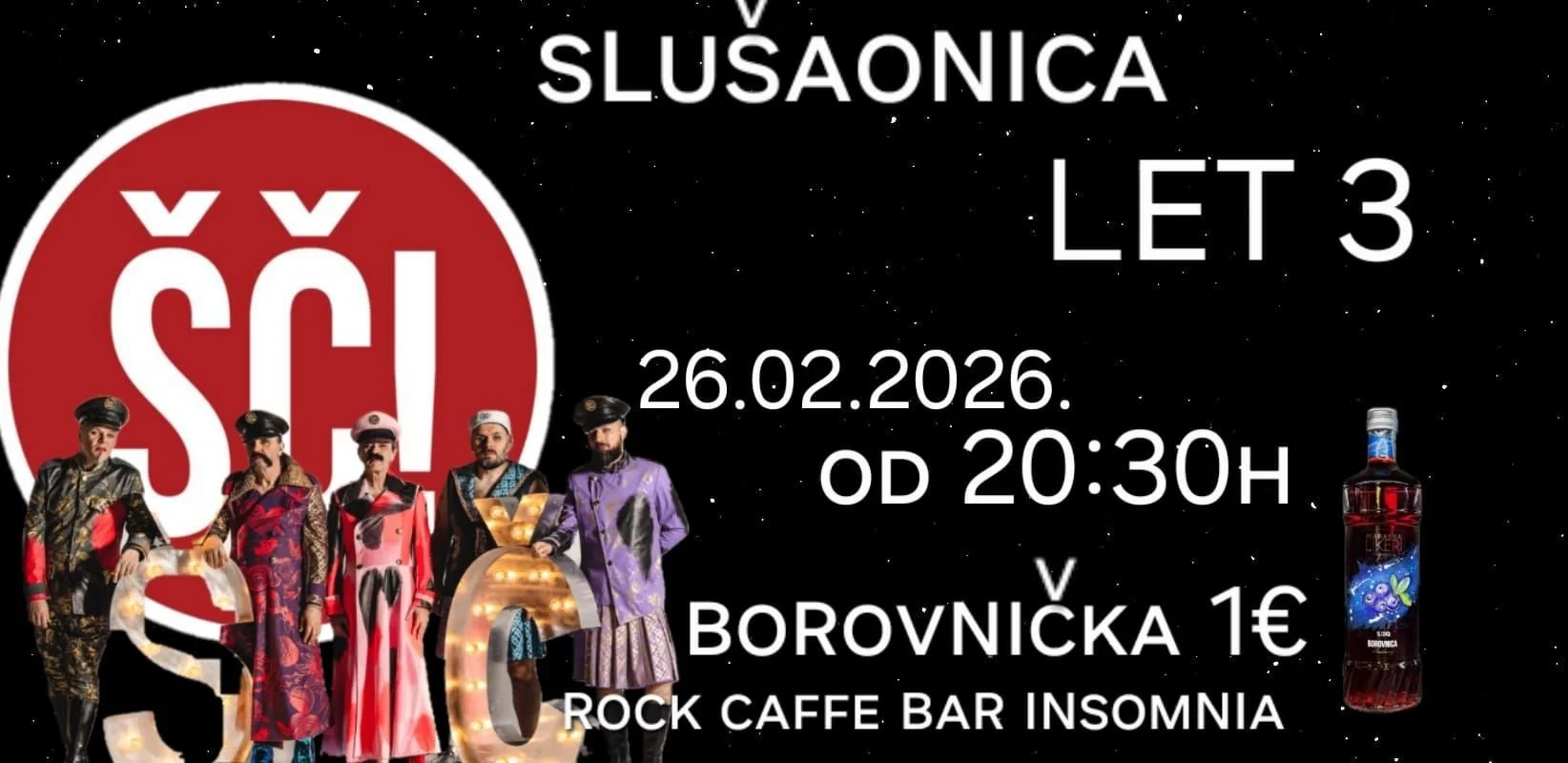 Slušaonica Let 3 @ Rock caffe bar Insomnia