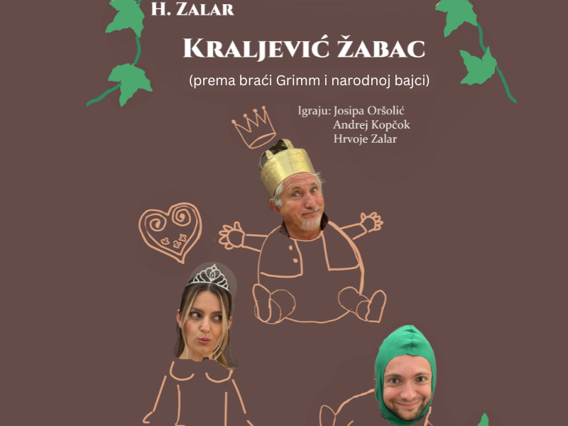 Predstava za djecu: Kraljević Žabac @ Hrvatski dom 