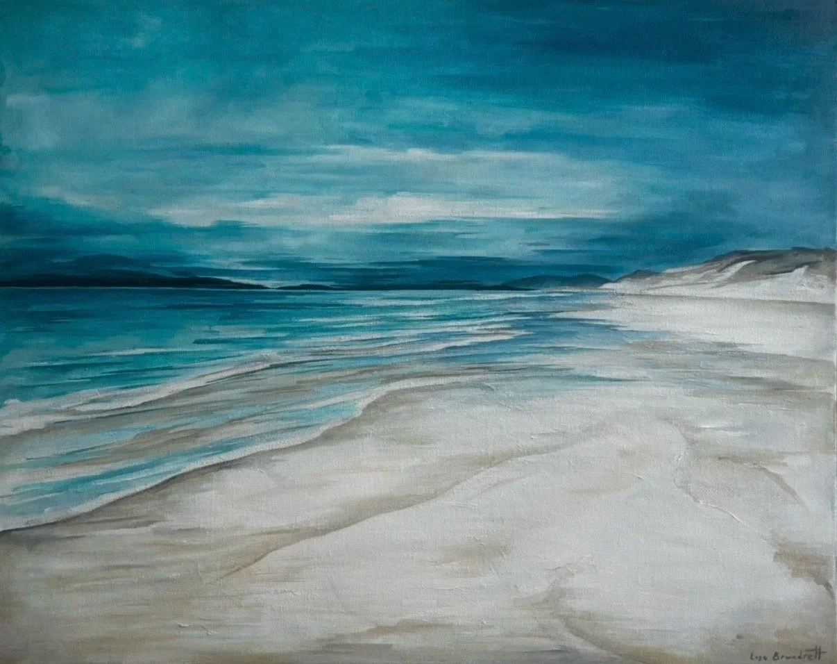 a beach to myself - berneray SOLD fine art print available on request